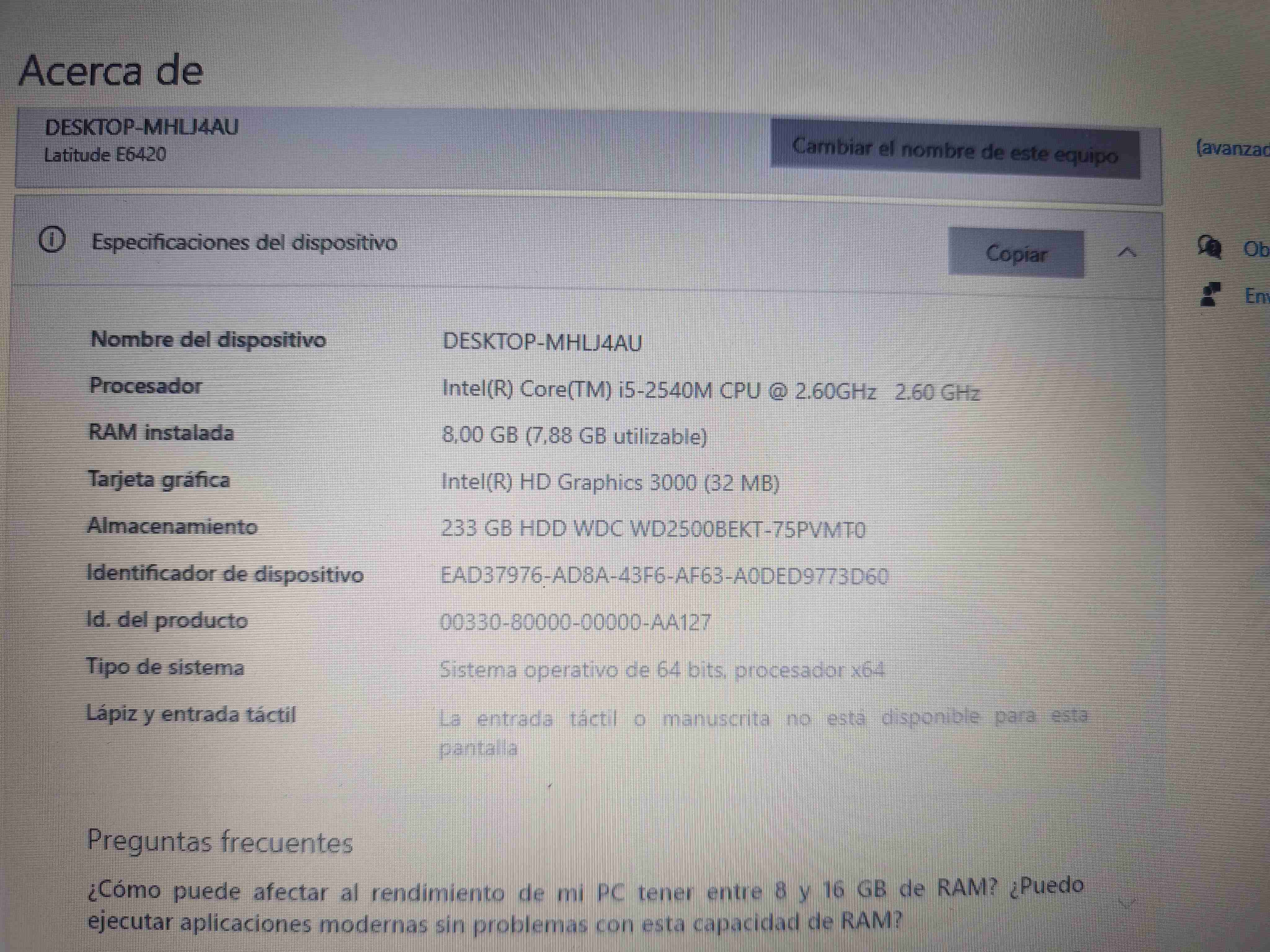 Laptop Dell usada - miniatura 4