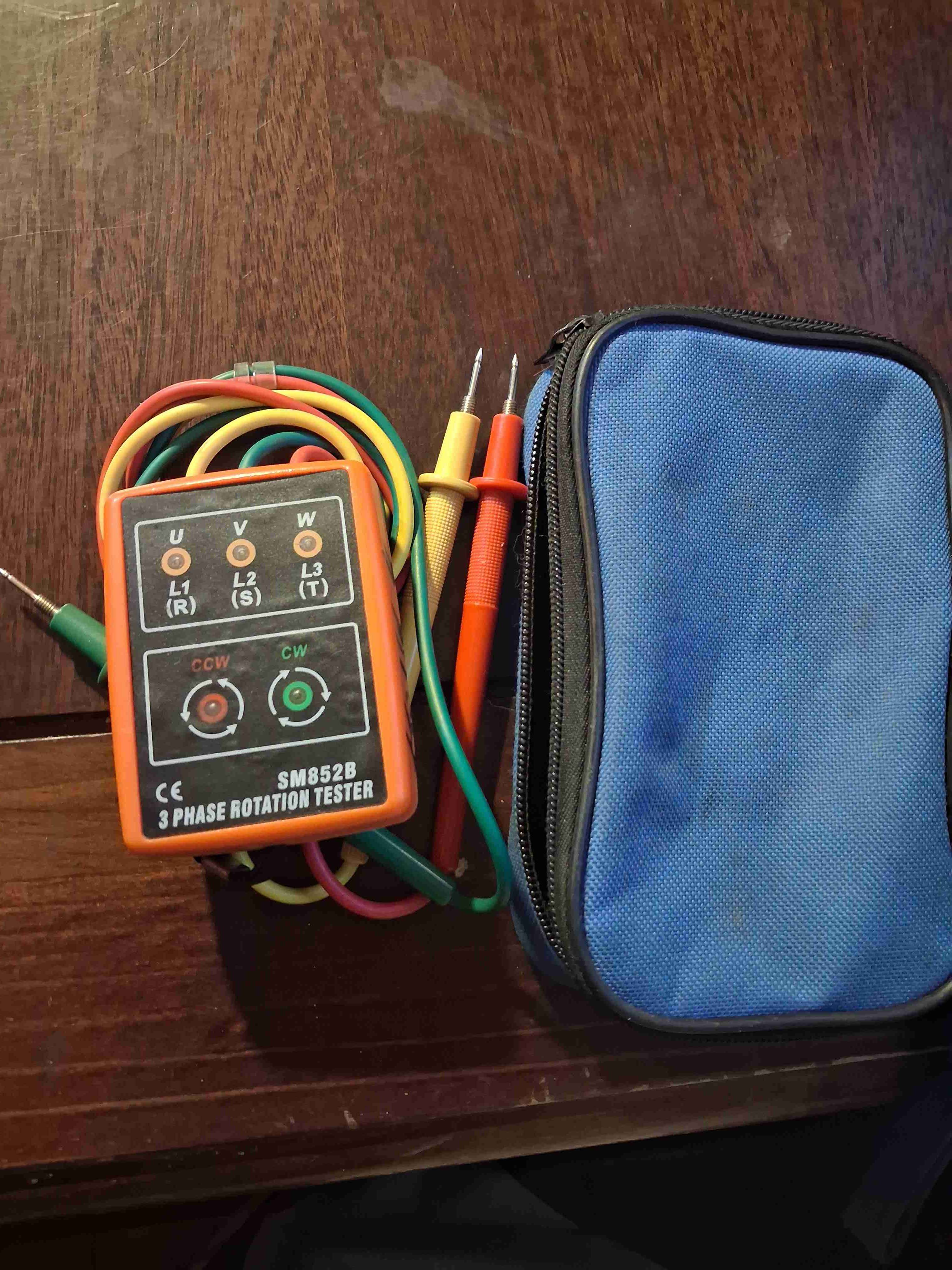 Tester de rotación trifásica