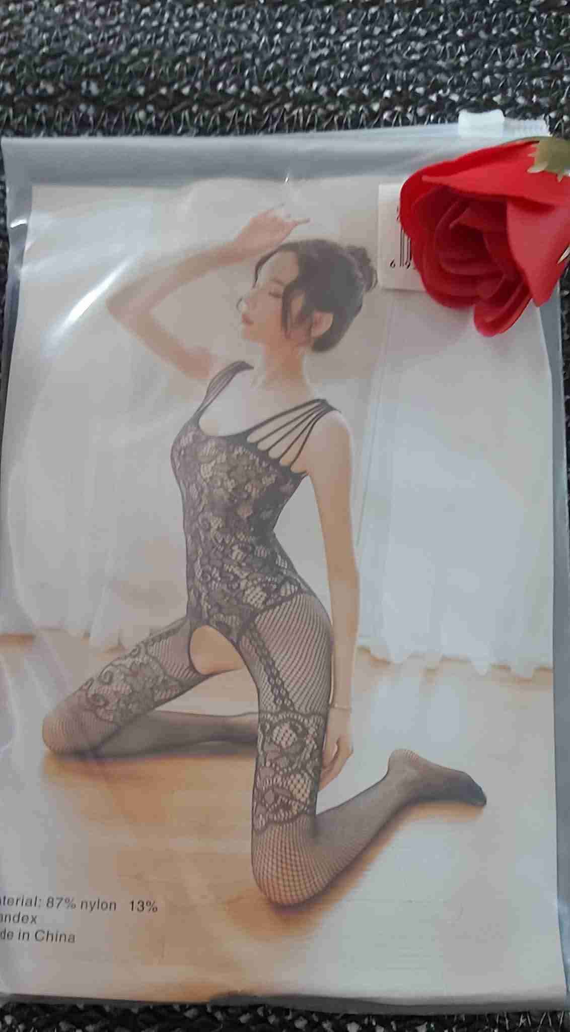 Body de encaje negro sin espalda - miniatura 2