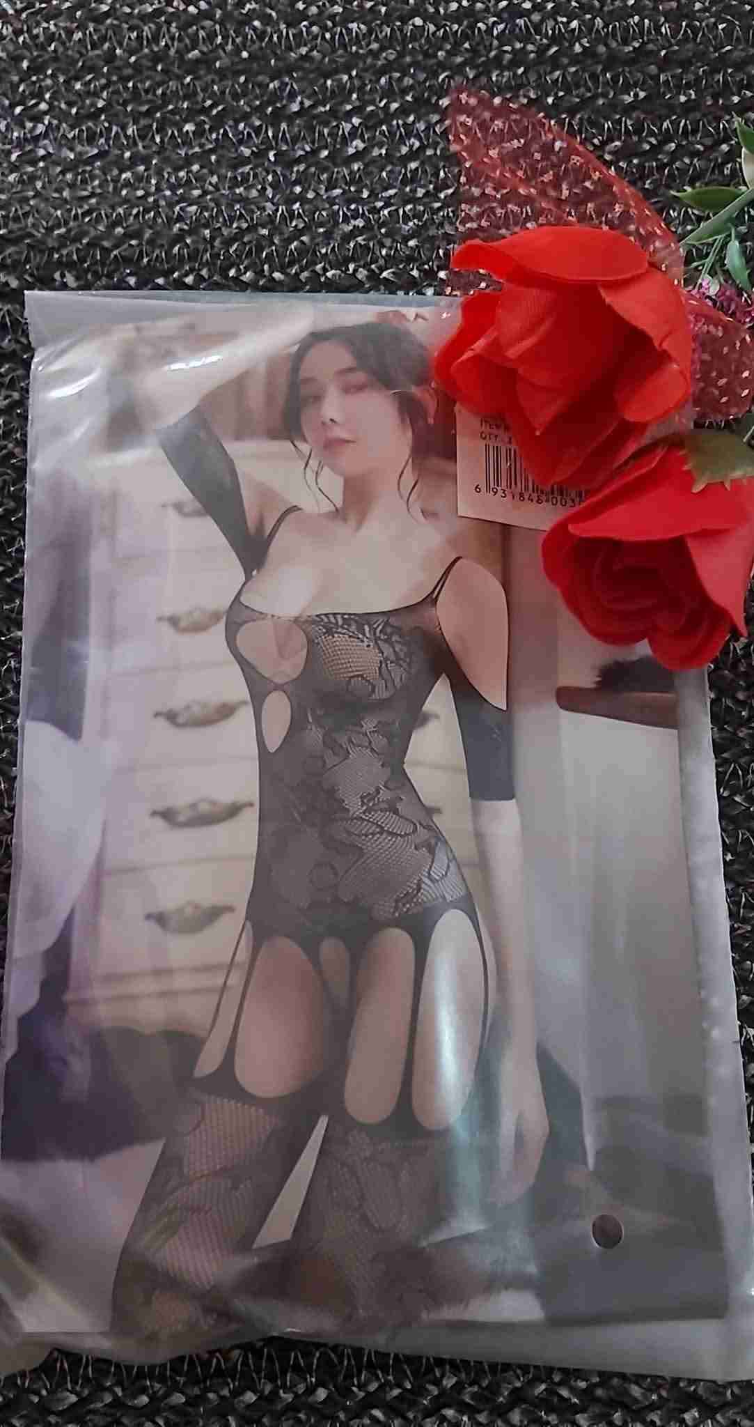 Body de encaje negro sin espalda - miniatura 6