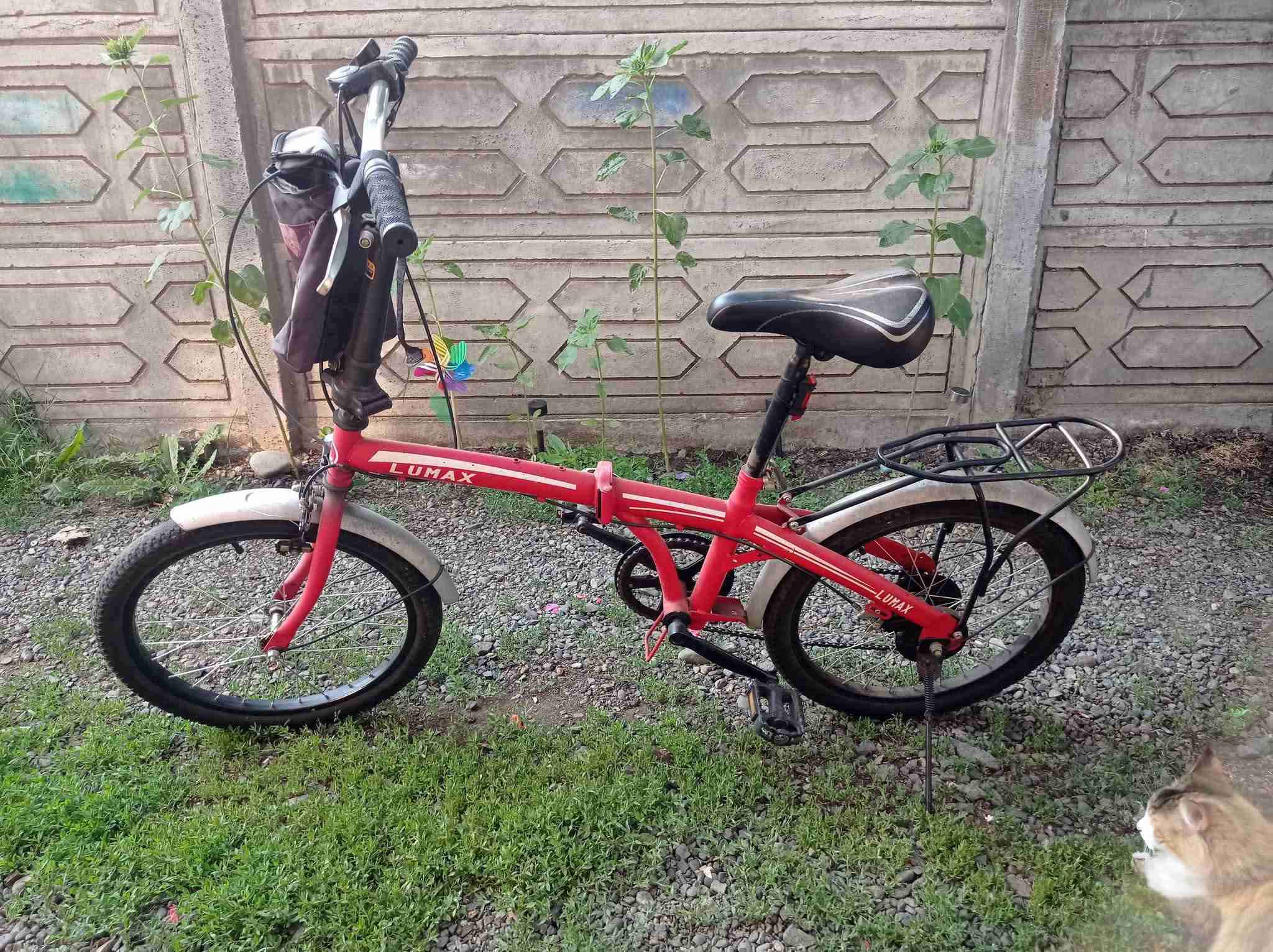 Bicicleta plegable roja Lumax - miniatura 1