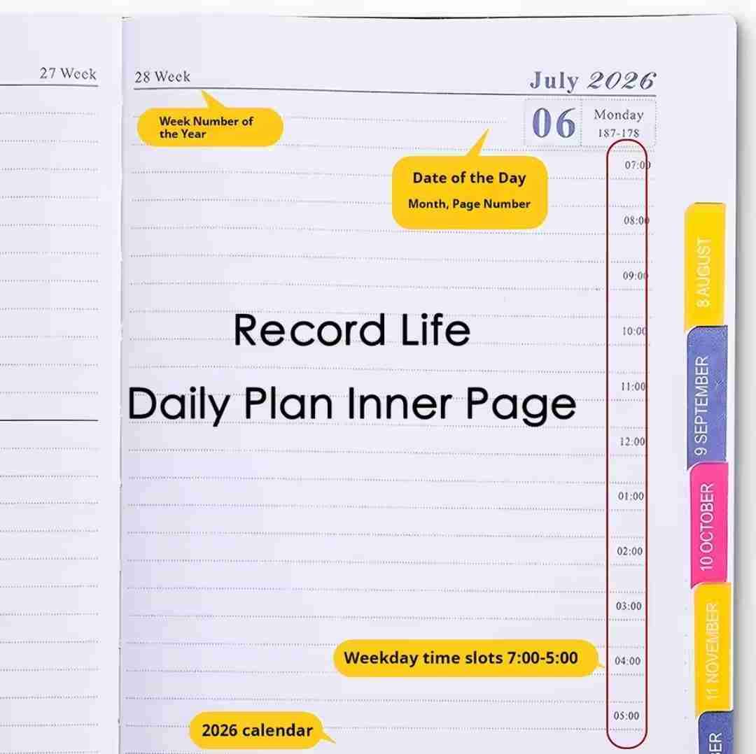 Diarios 2026 colores pastel - miniatura 4