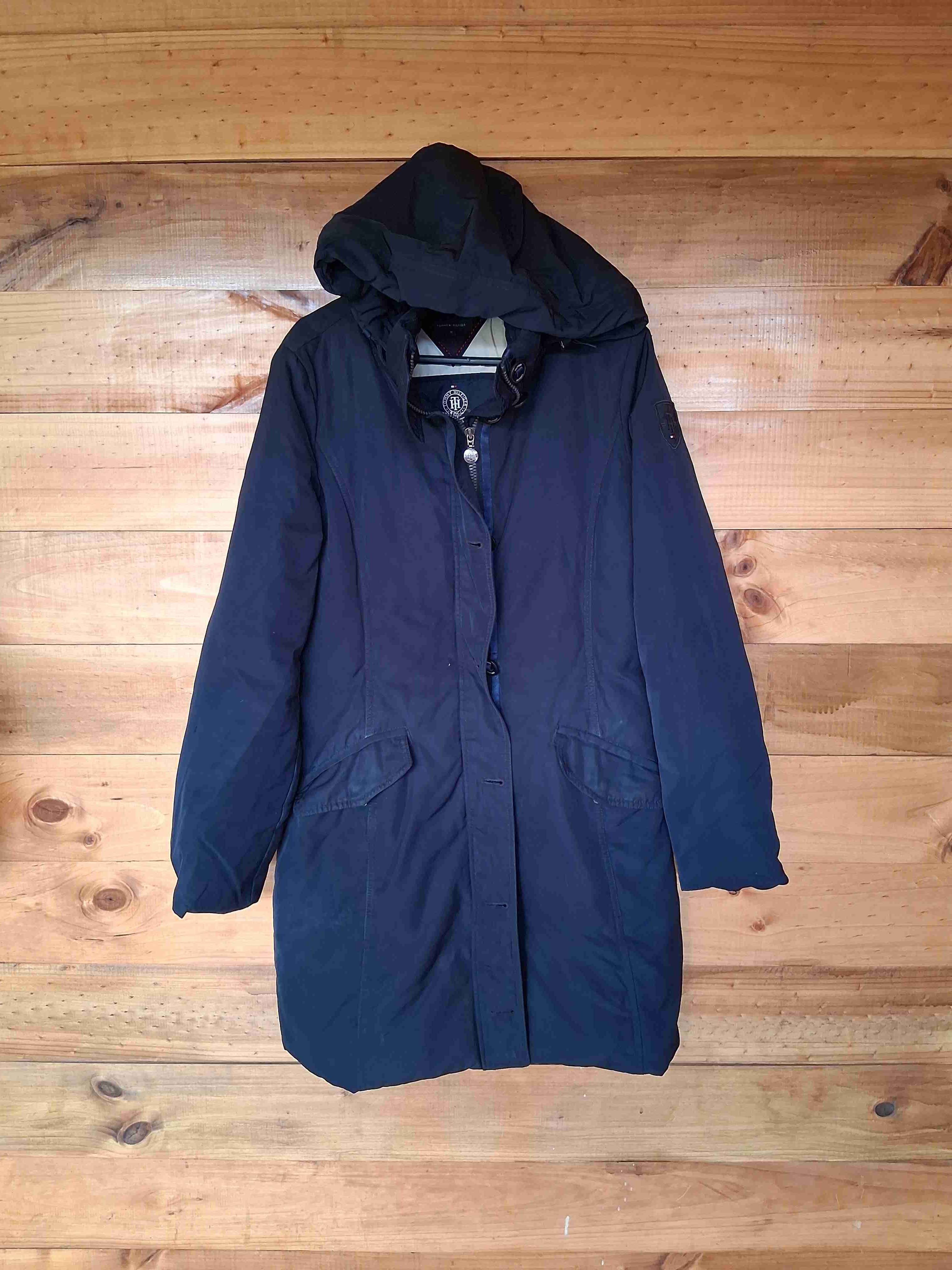 Abrigo Azul con capucha - miniatura 1