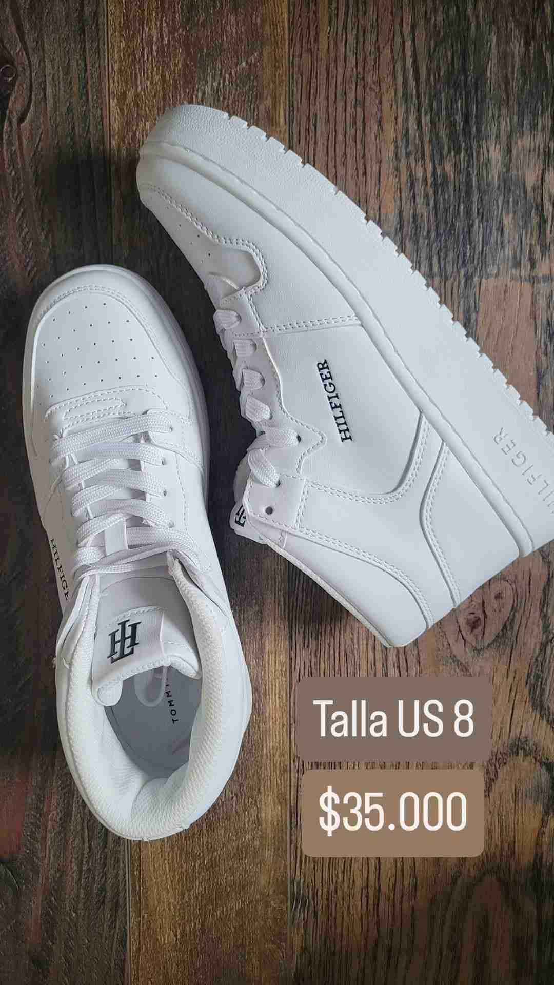 NUEVAS Zapatillas blancas Hilfiger US 8