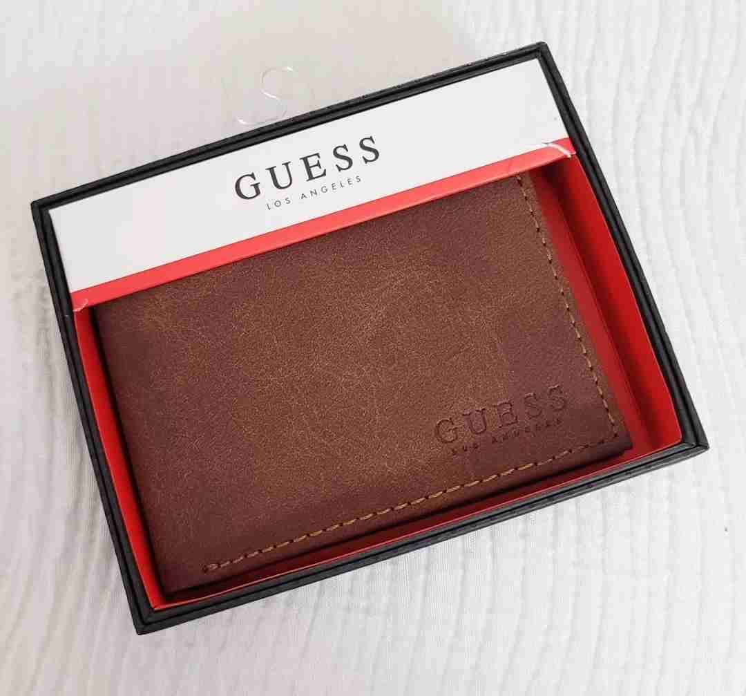 Billetera Guess marrón nueva - 1