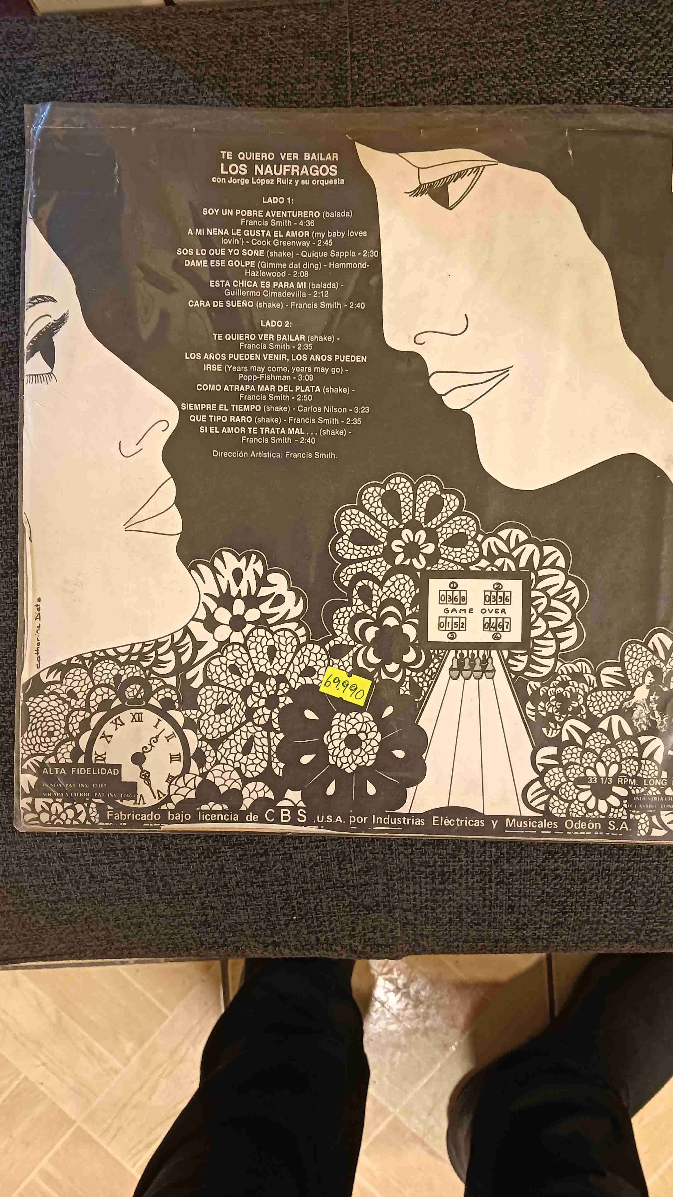 Disco 'Te Quiero Ver Bailar' Los Náufragos - miniatura 2