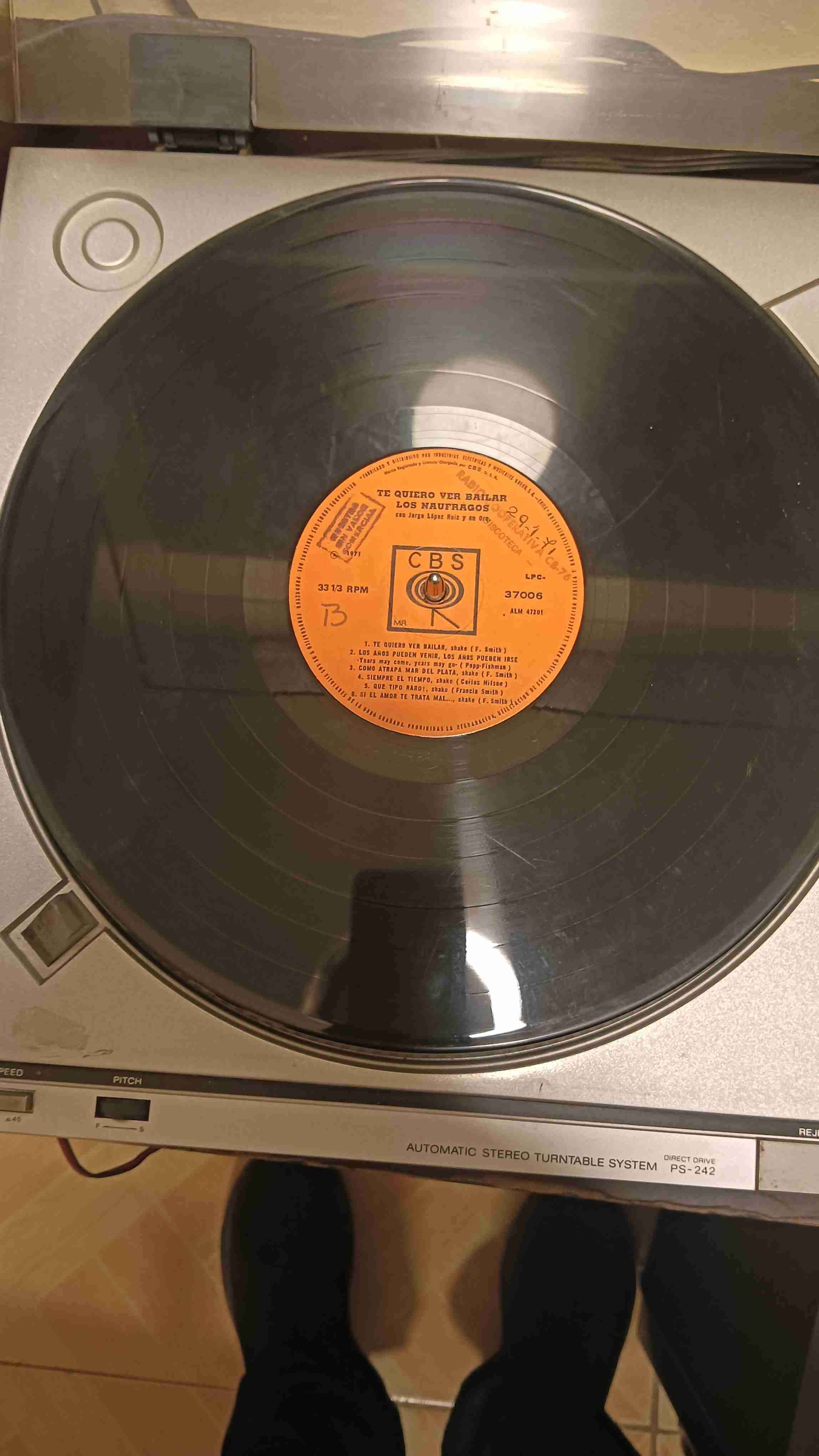 Disco 'Te Quiero Ver Bailar' Los Náufragos - miniatura 3