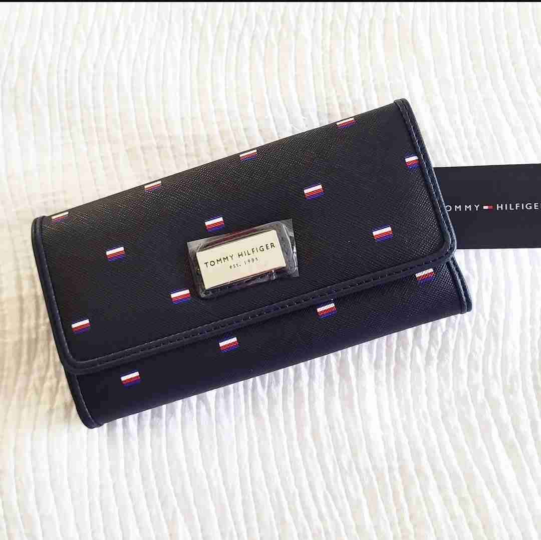 Billetera Tommy Hilfiger azul - miniatura 1