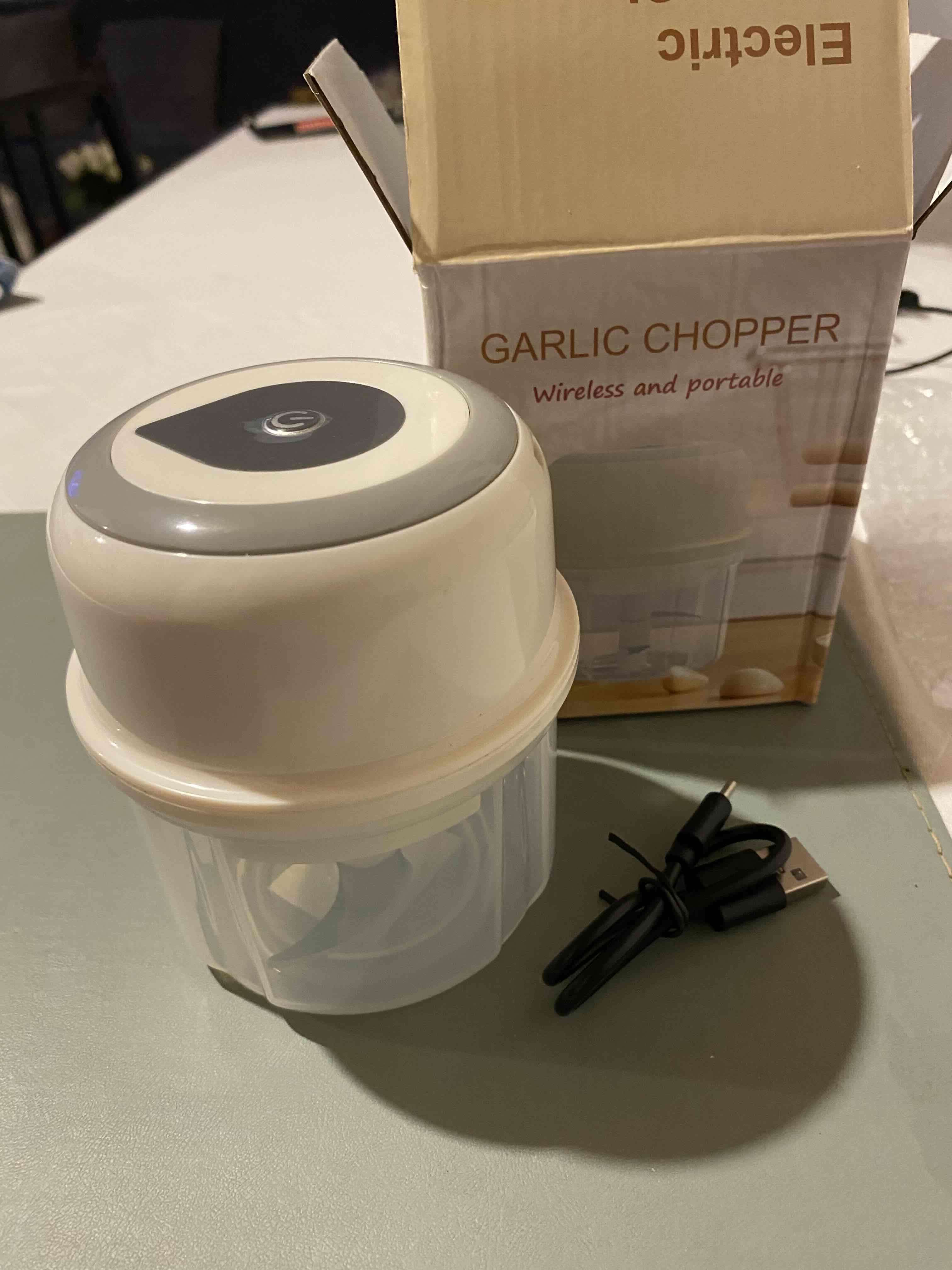 Picador de ajo inalámbrico portátil - miniatura 3