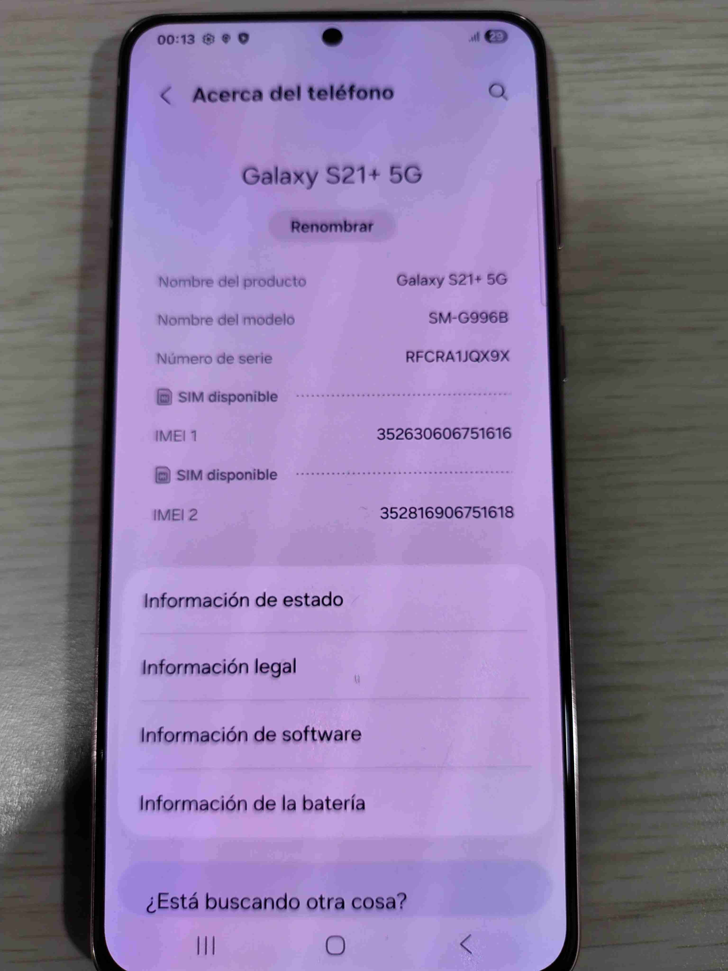 Smartphone Samsung Galaxy S21+ 5G violeta - miniatura 4