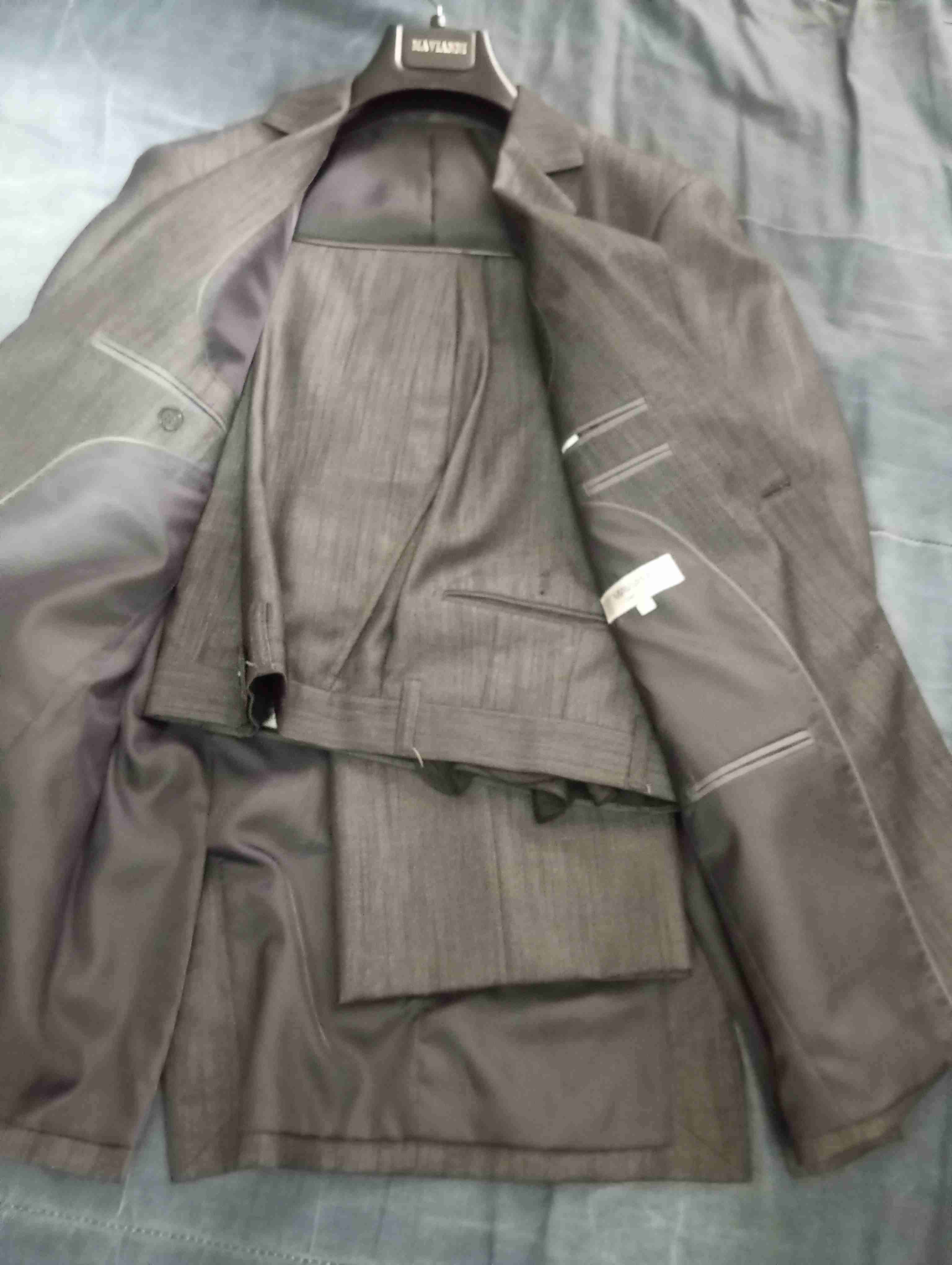 Saco de vestir gris elegante - 2