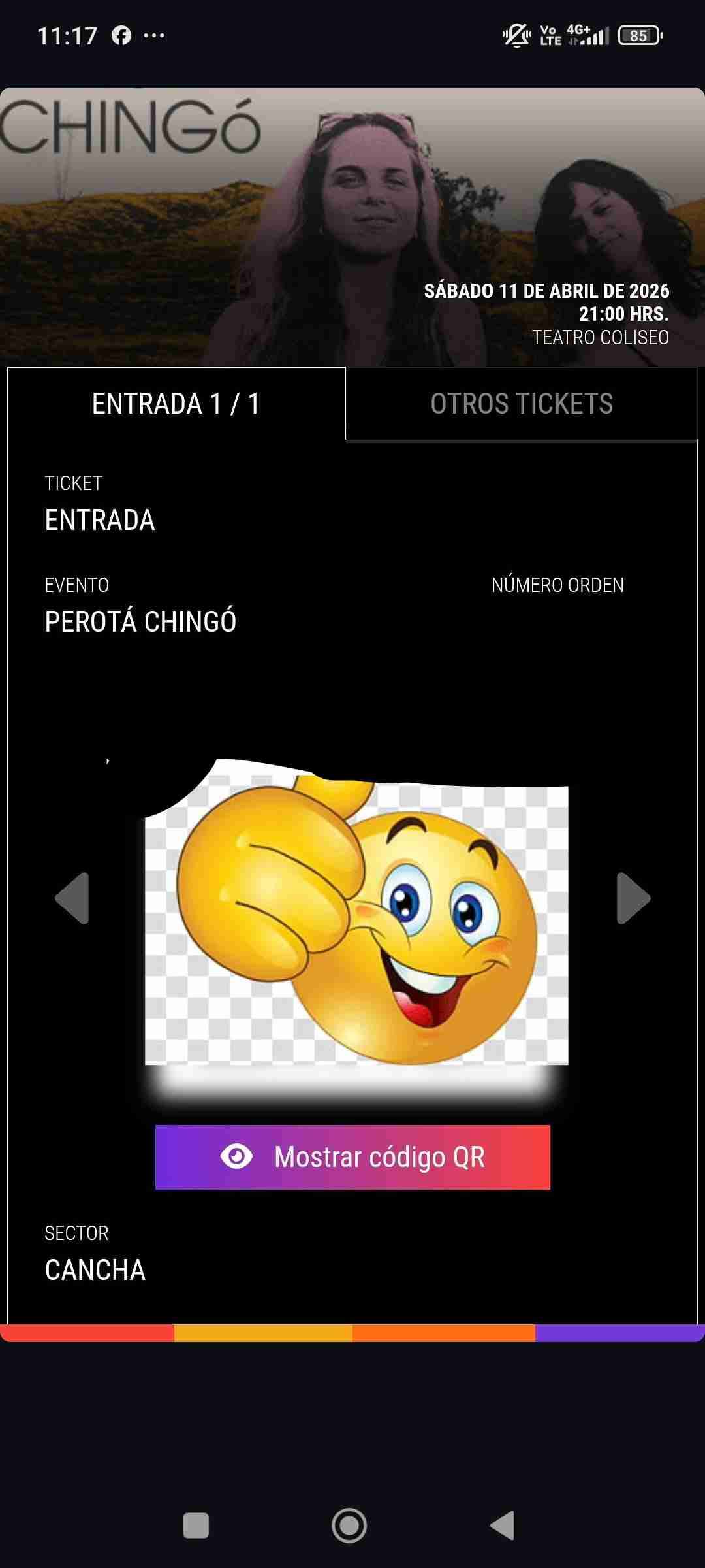 Entrada Perota Chingó