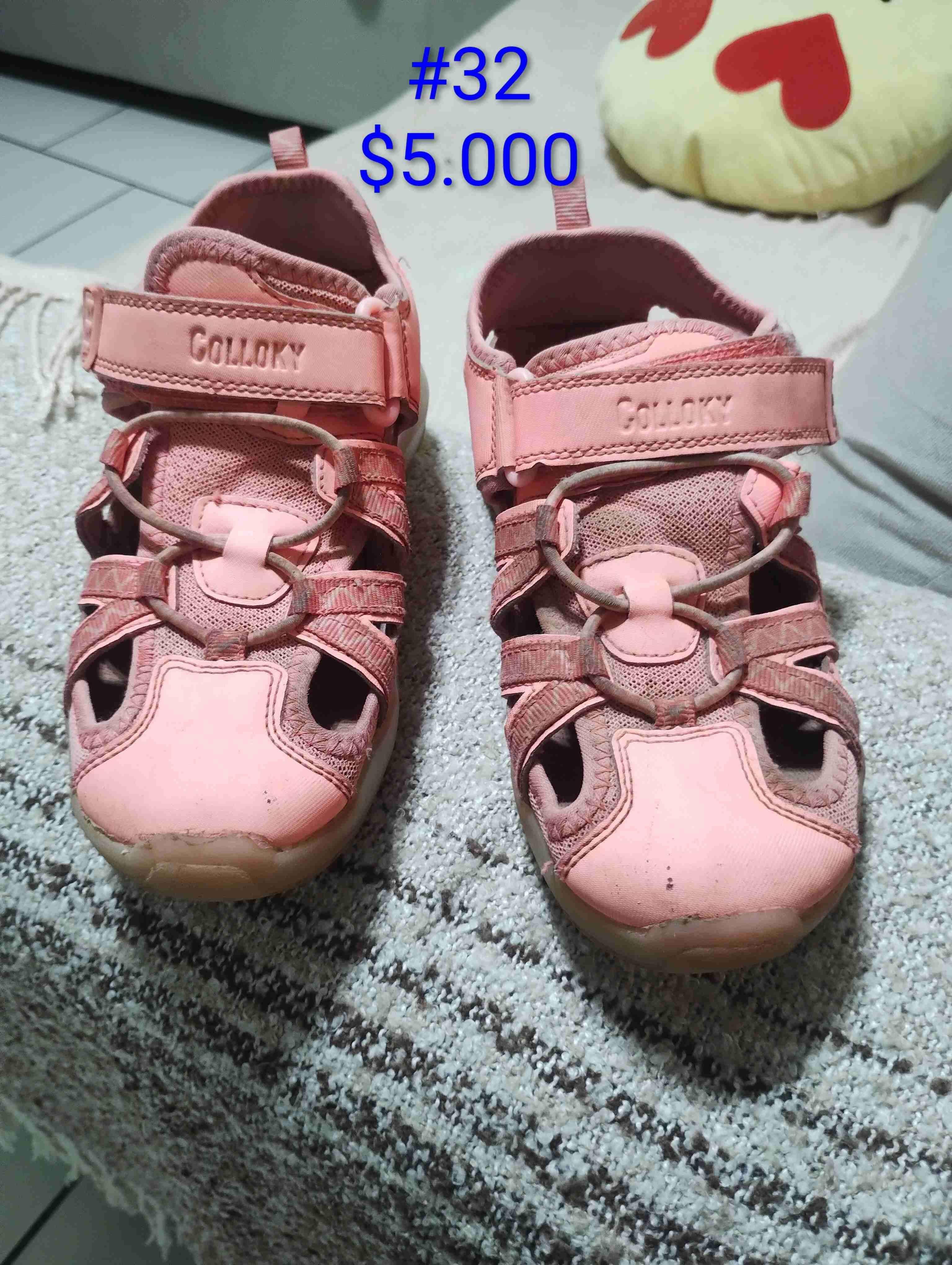 Sandalias rosadas Colloky niñas