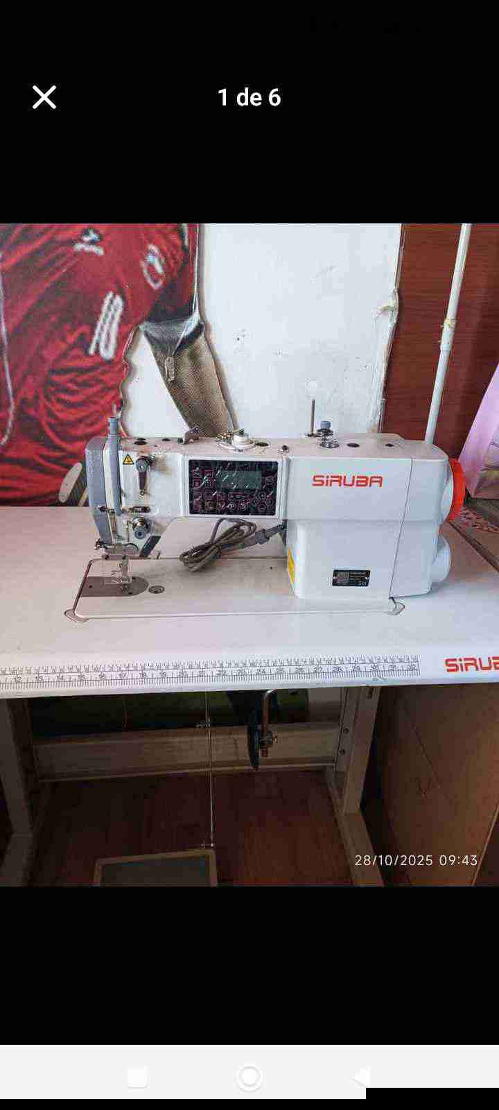 Máquina de coser Siruba industrial - miniatura 4