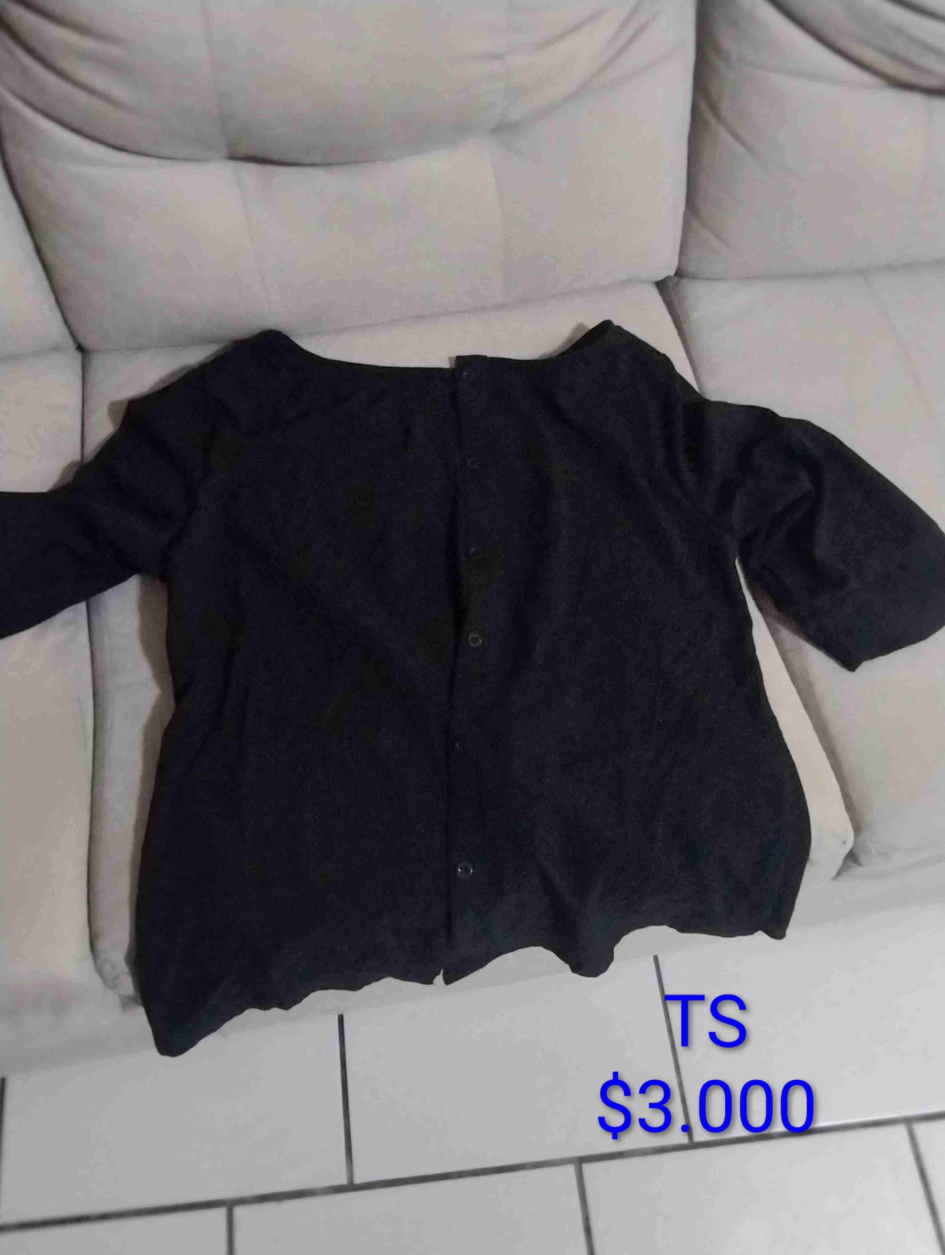 Chaleco negro de mujer