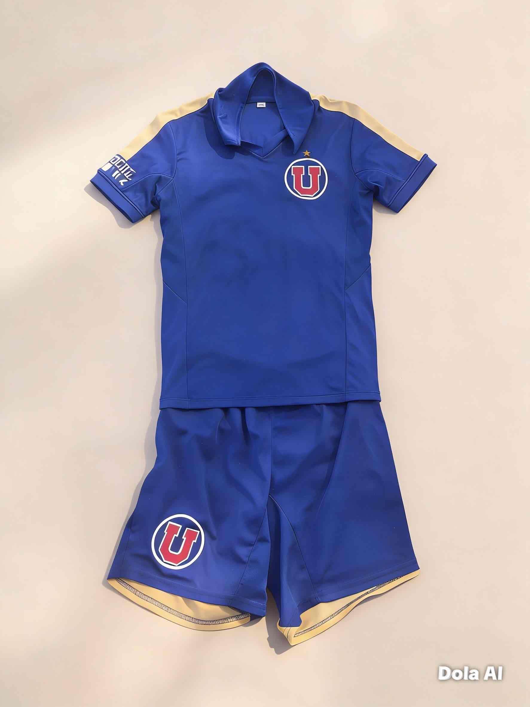 Conjunto deportivo azul con logo - miniatura 1
