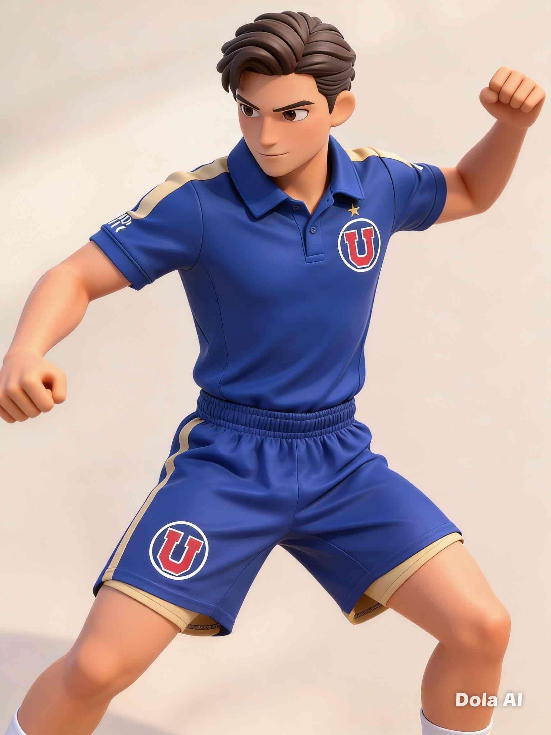 Conjunto deportivo azul con logo - miniatura 4