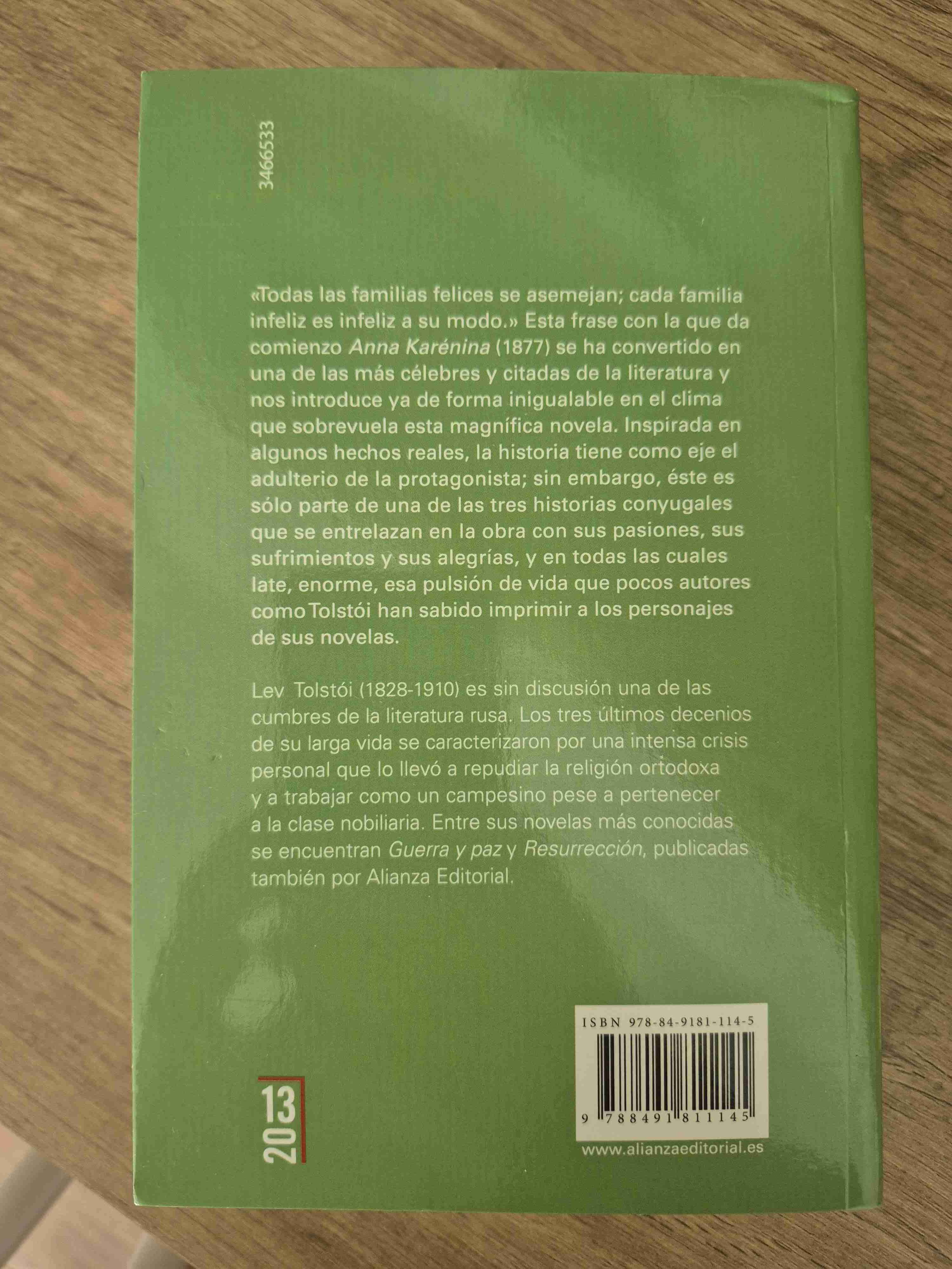 Libro Anna Karénina de Lev Tolstói - miniatura 2