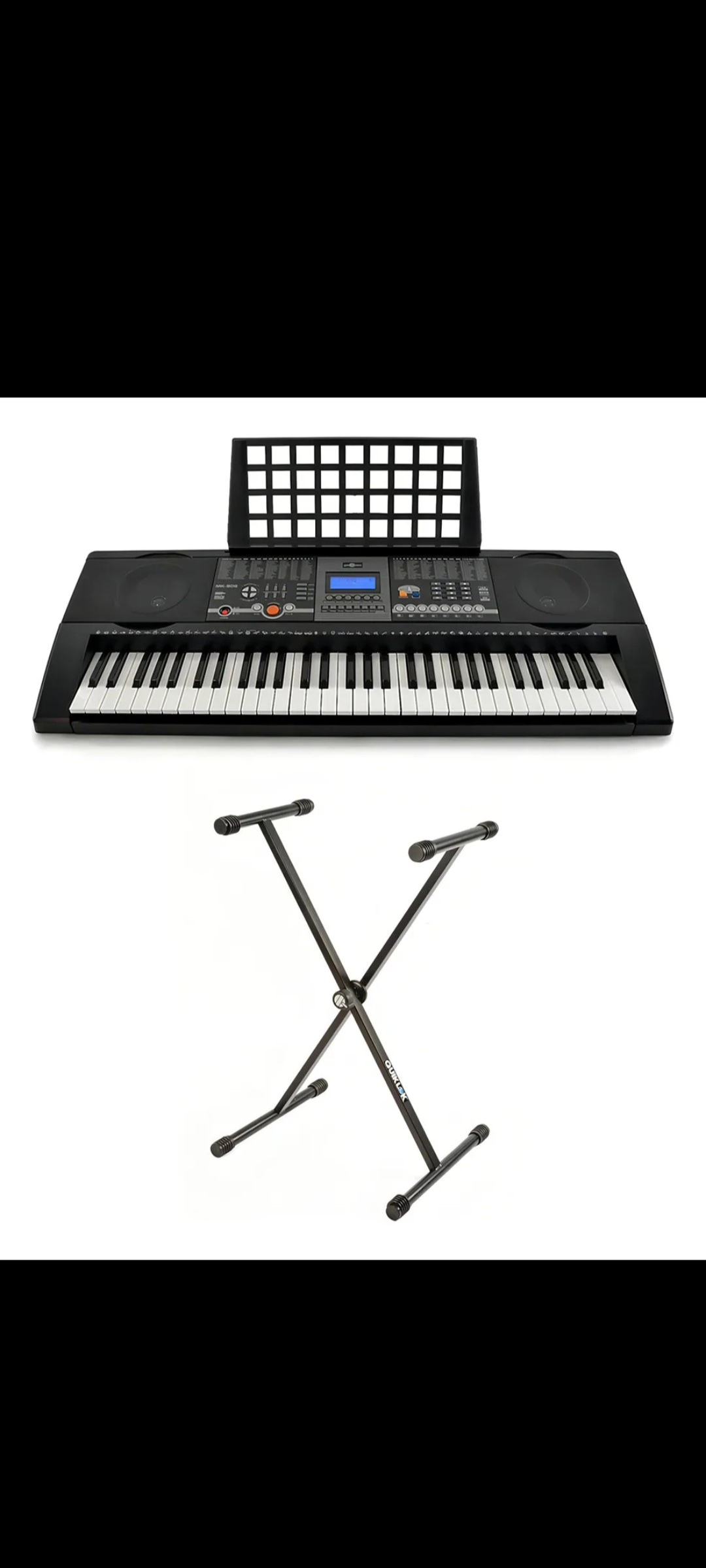 Teclado electrónico con soporte - 5