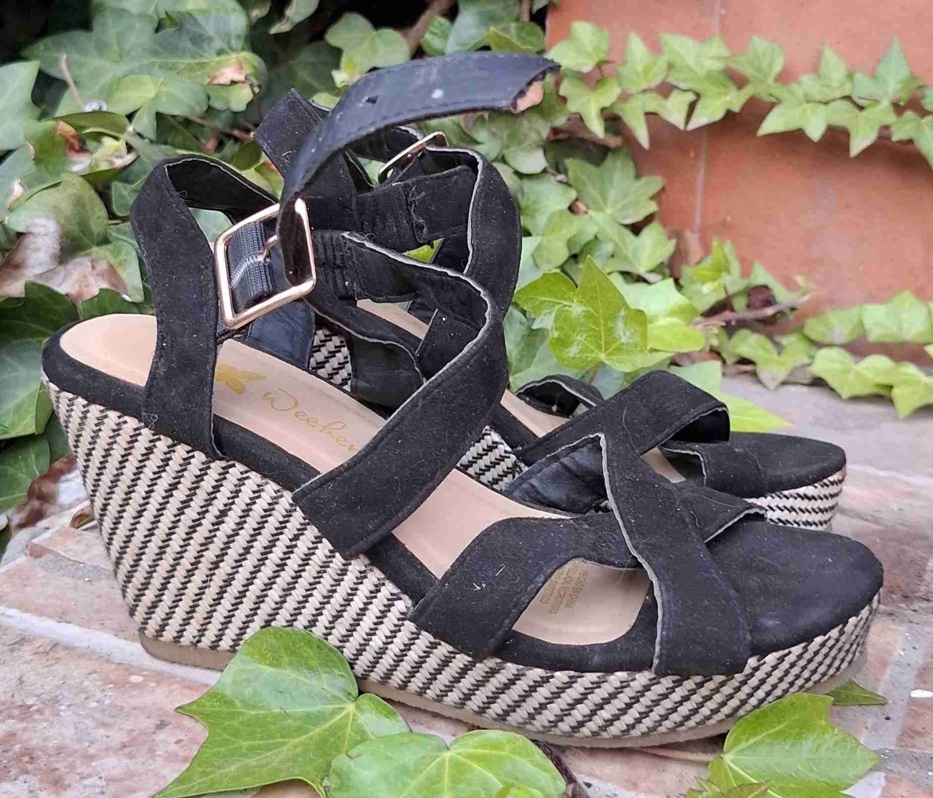 Sandalias con plataforma negras - miniatura 2