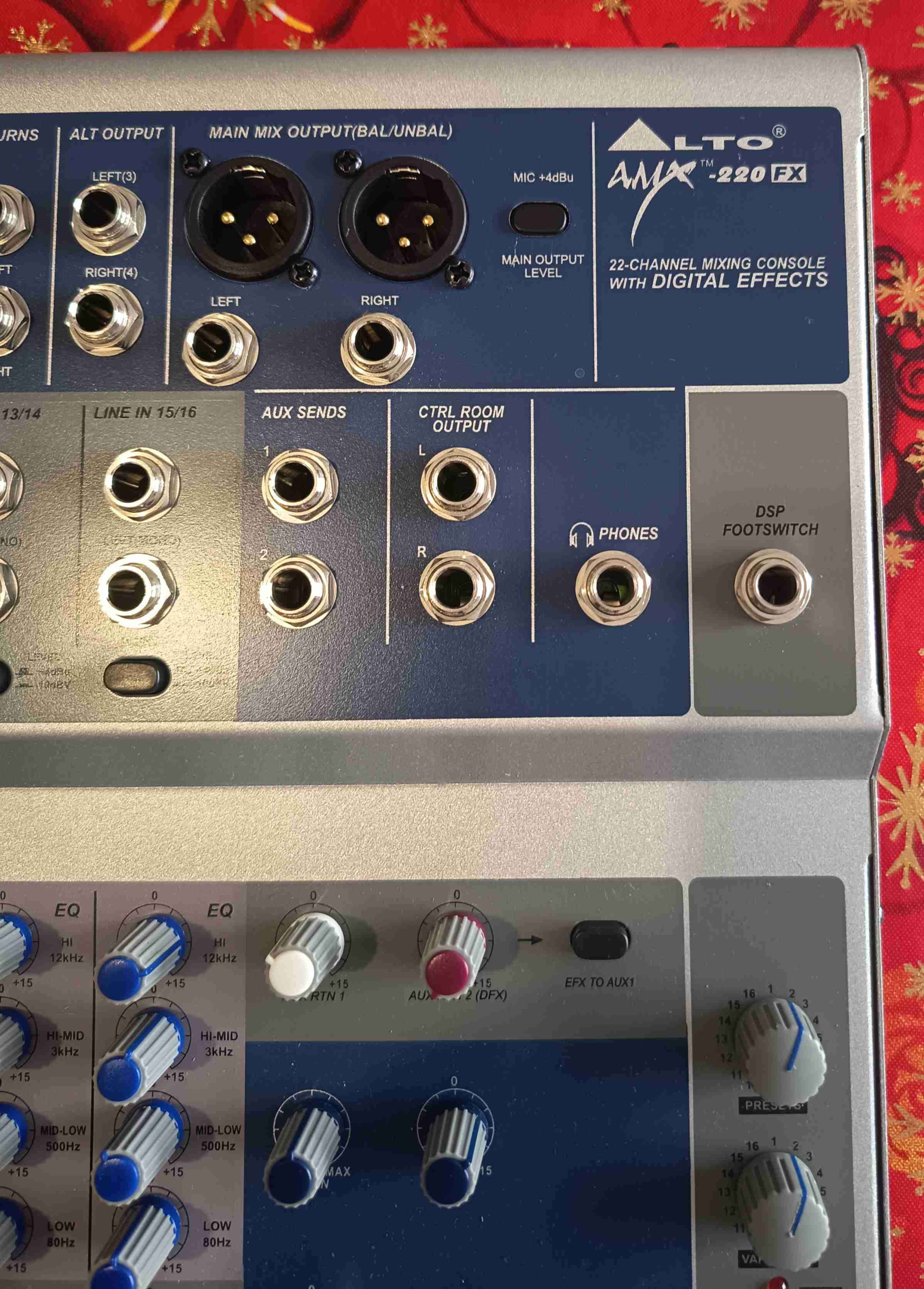 Mezcladora 22 canales Alto con efecto - 1