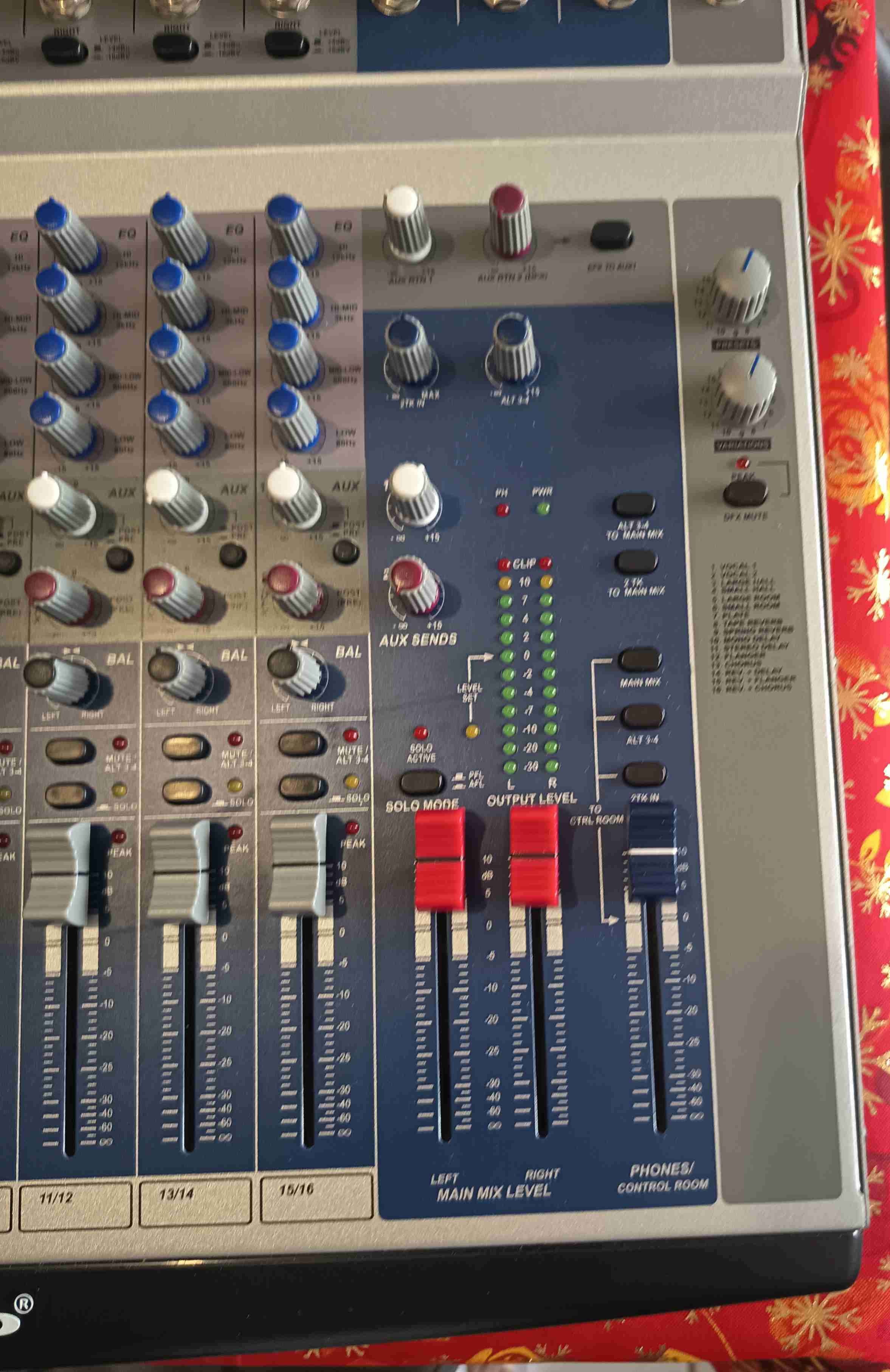 Mezcladora 22 canales Alto con efecto - 4