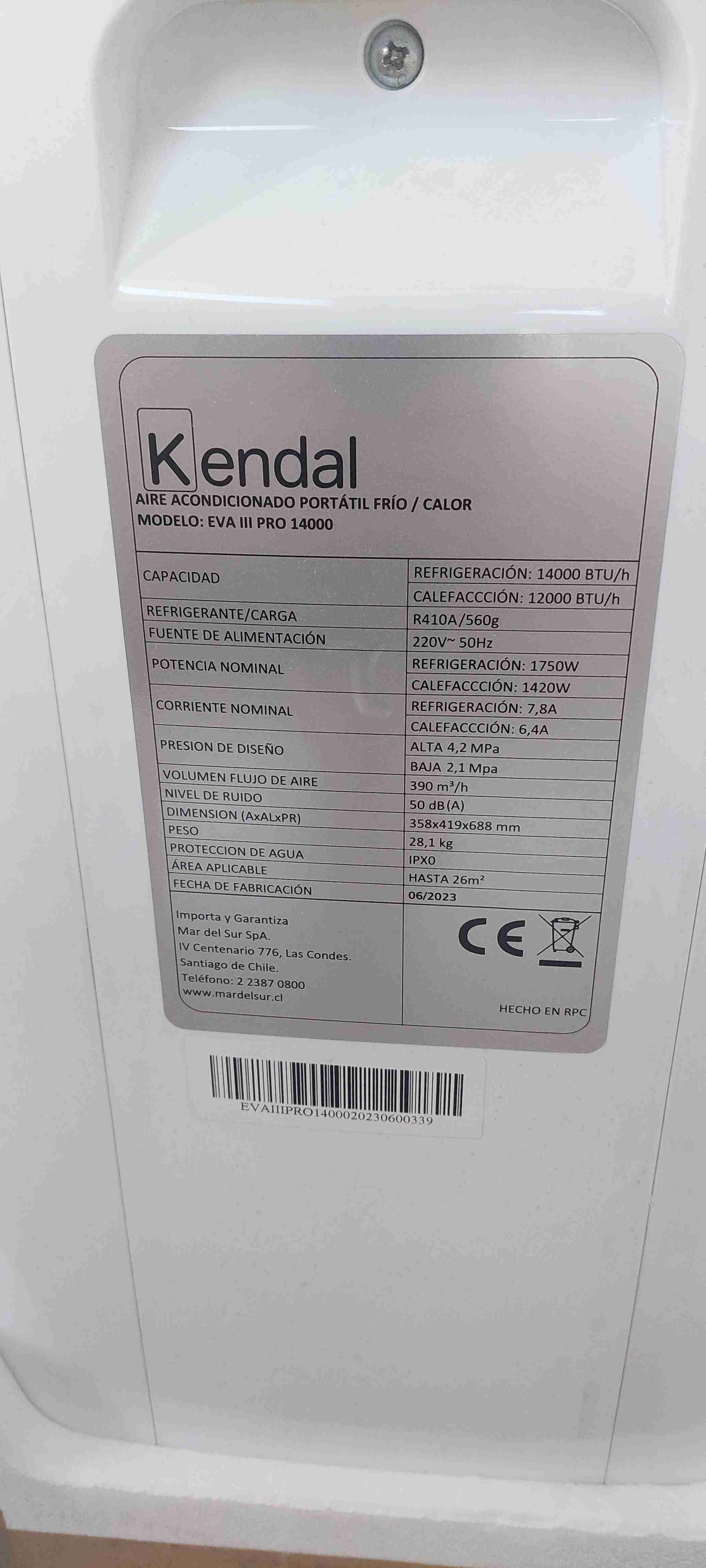 Aire acondicionado portátil Kendal - miniatura 2