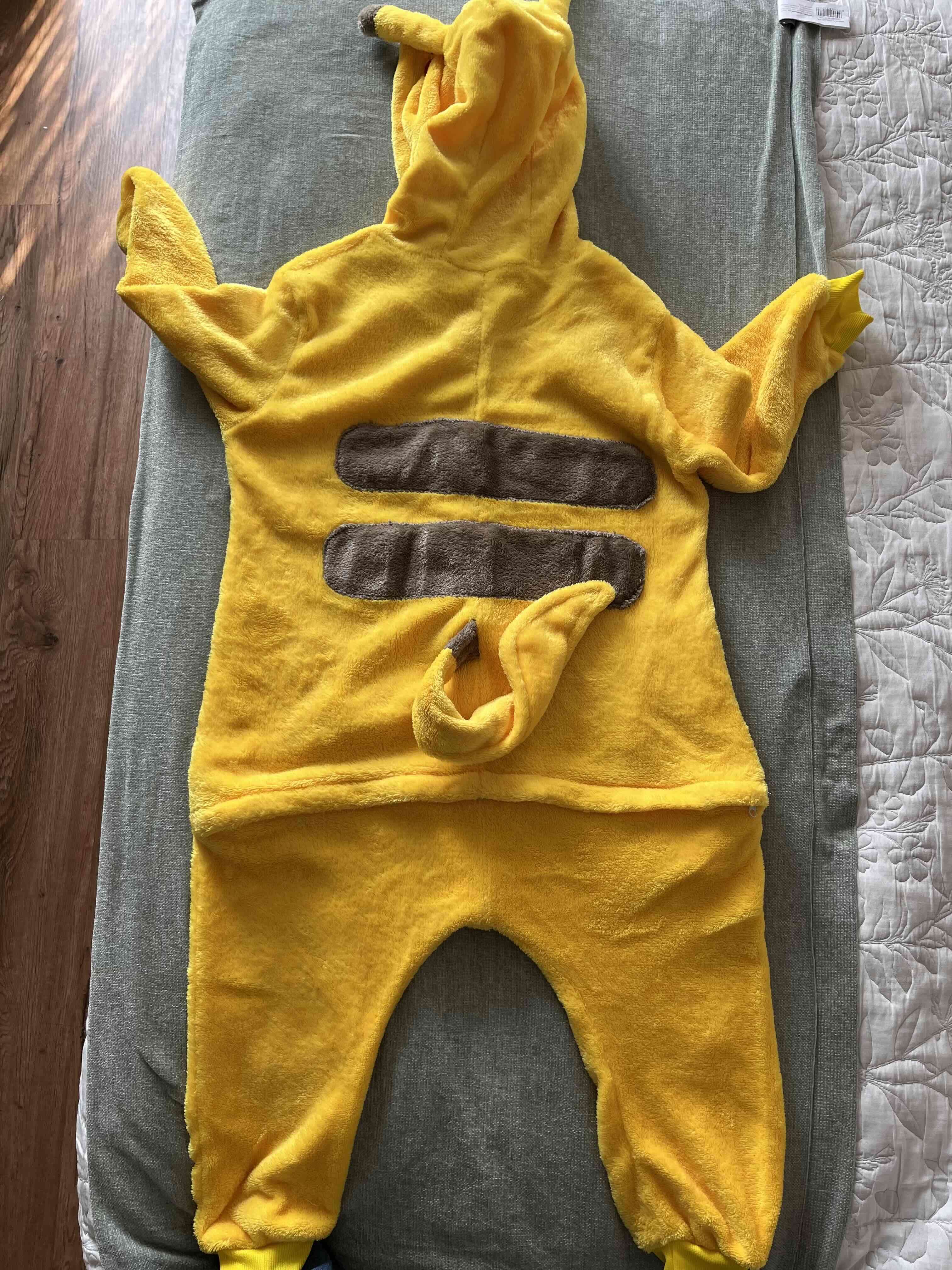 Enterito de Pikachu talla 3-4- amarillo con orejas - miniatura 2