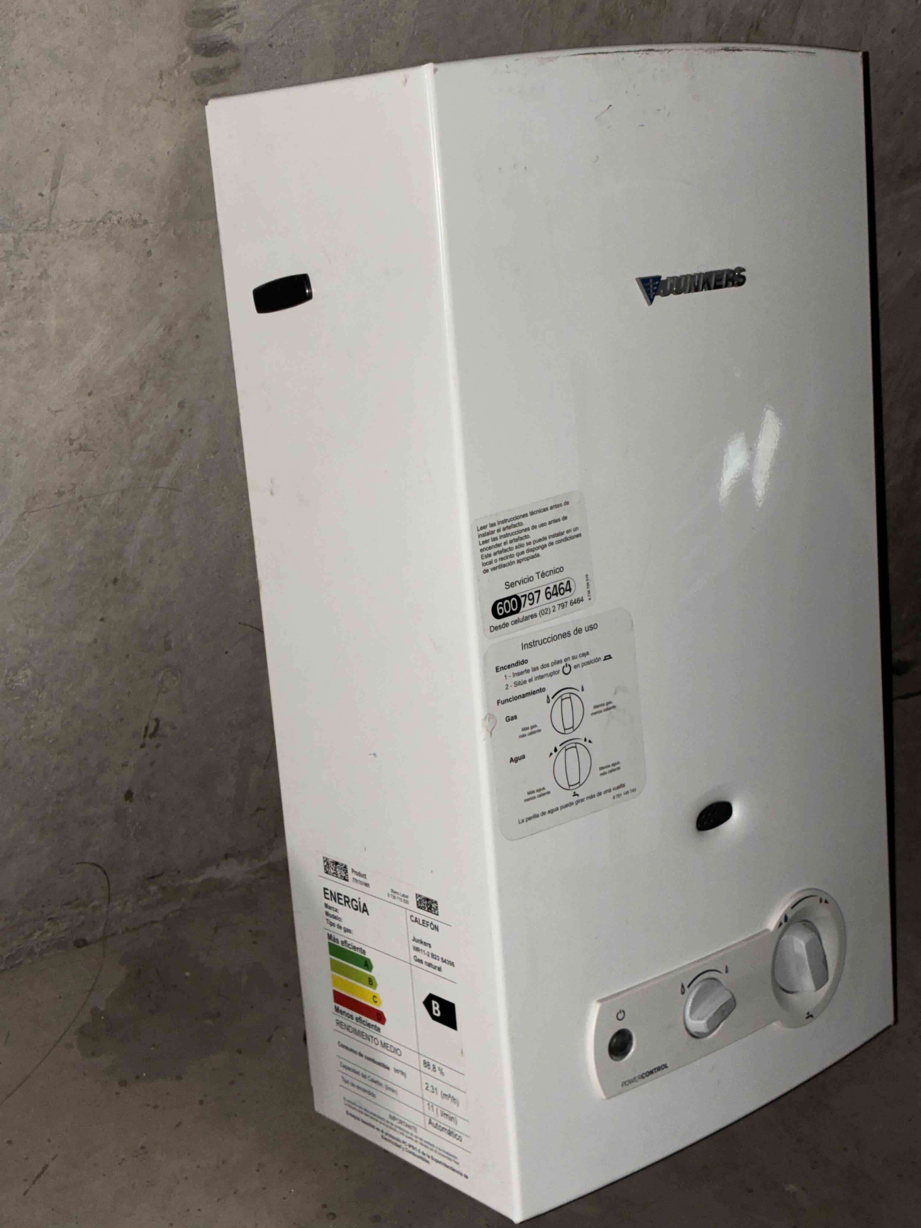 Calefón Junkers encendido electrónico - miniatura 2