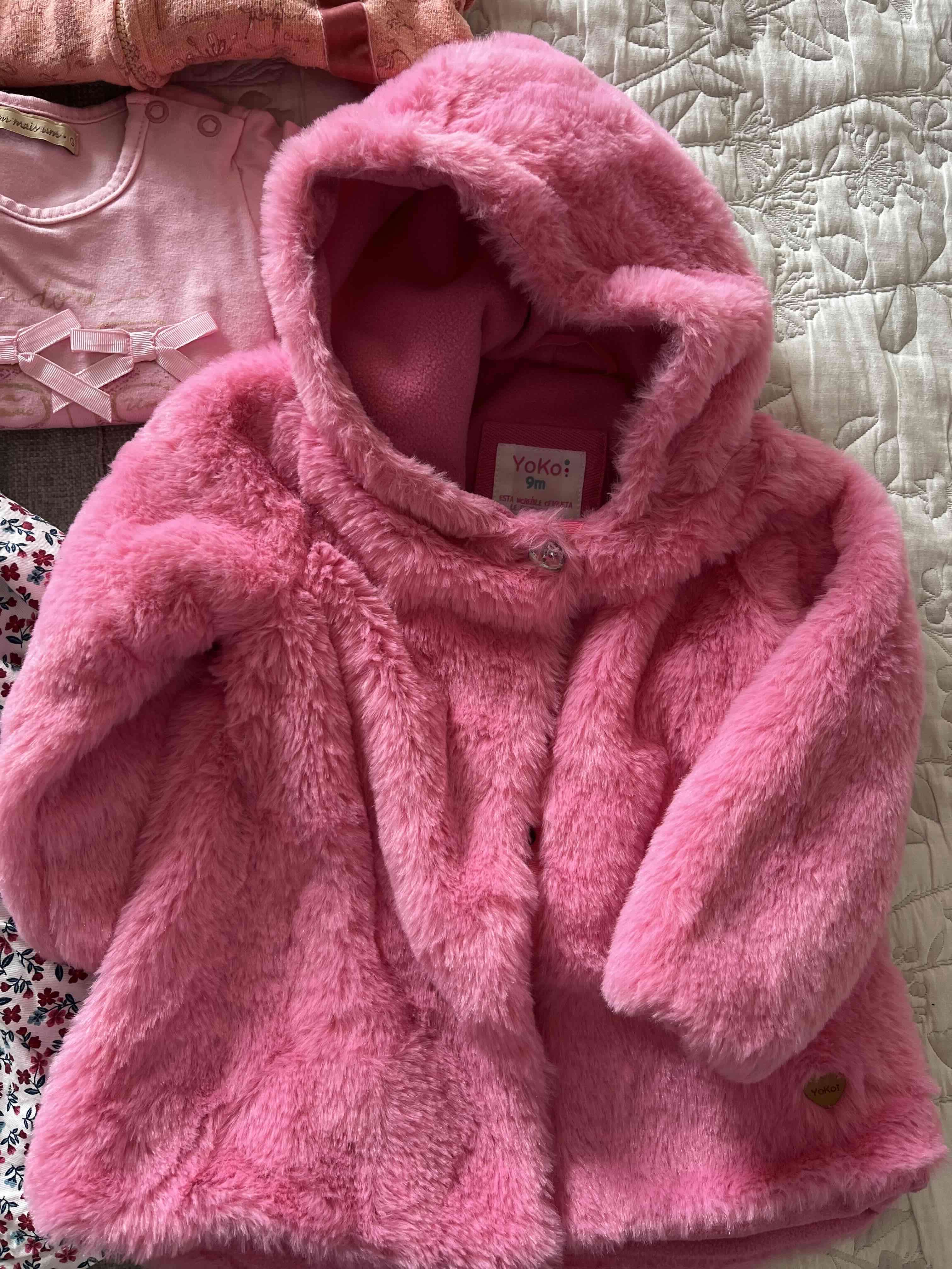 Ropa de niña, abrigo y vestido Talla 6-9 meses - 4