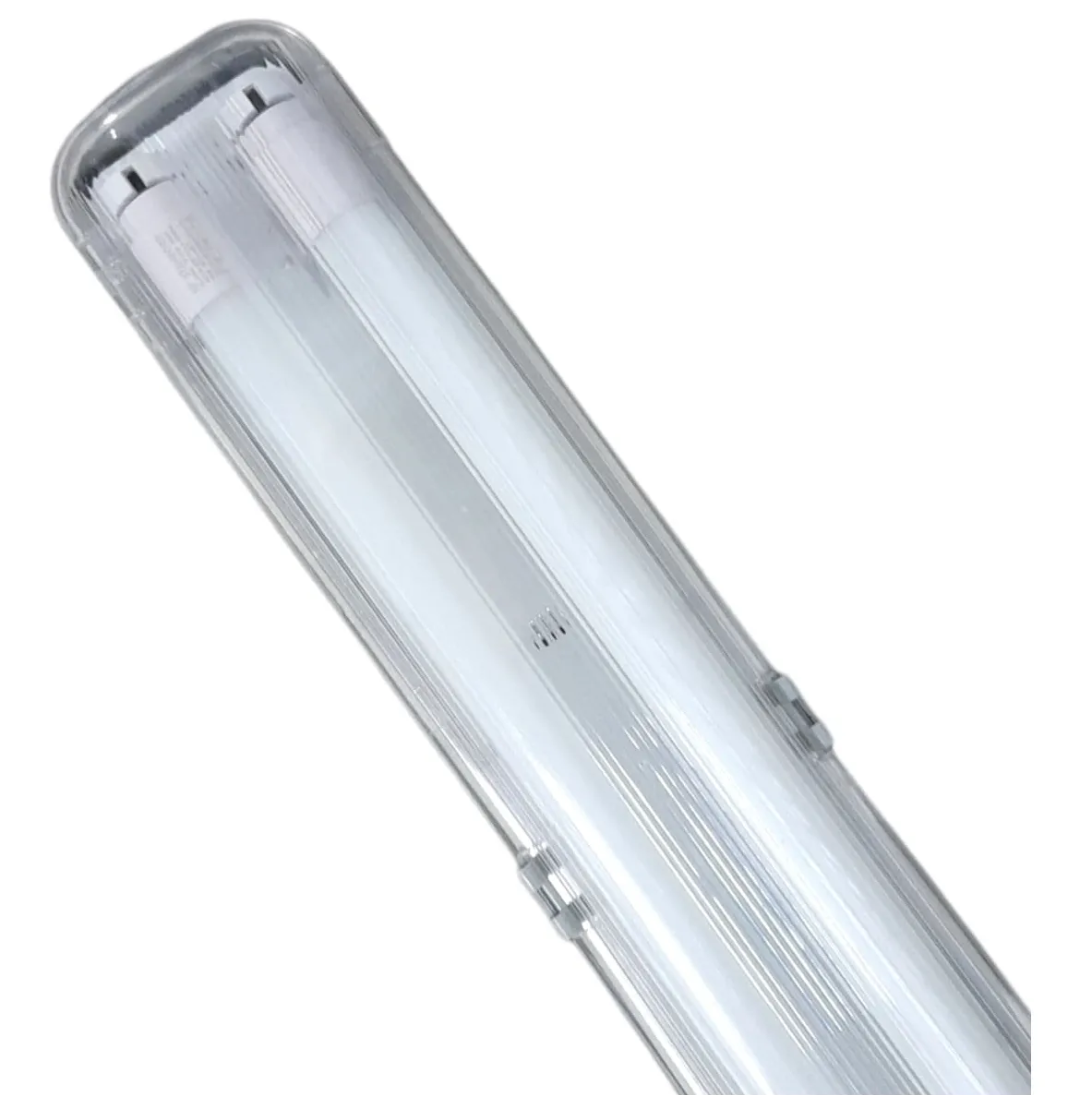 4 Equipo Estanco Doble 18w 120cm Gobante - 1