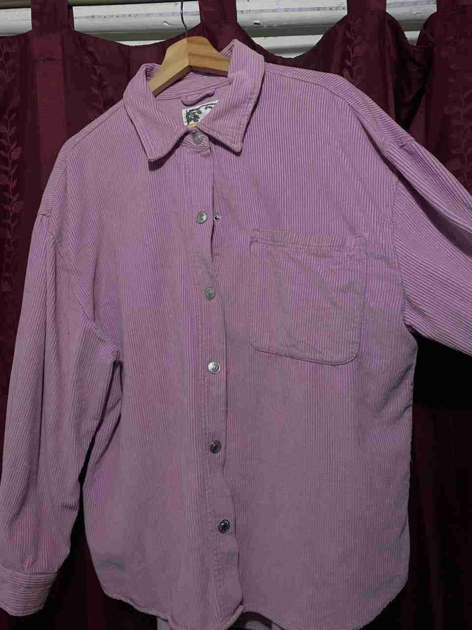 Camisa rosa de pana - 1