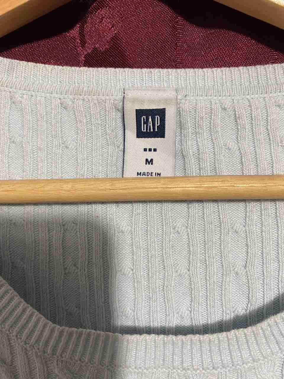 Polera celeste claro GAP tejida - miniatura 2