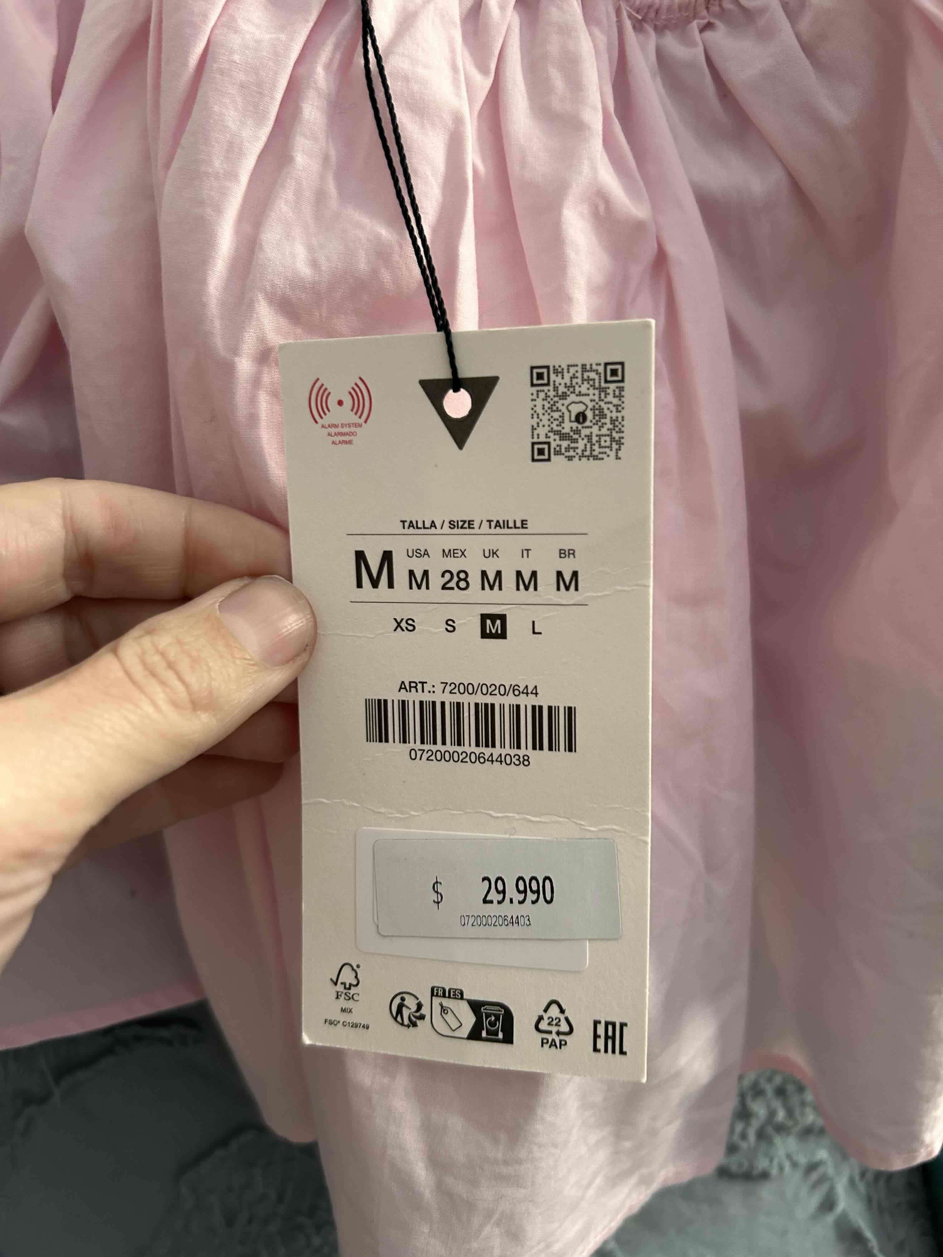 Blusa rosa con tirantes - miniatura 3