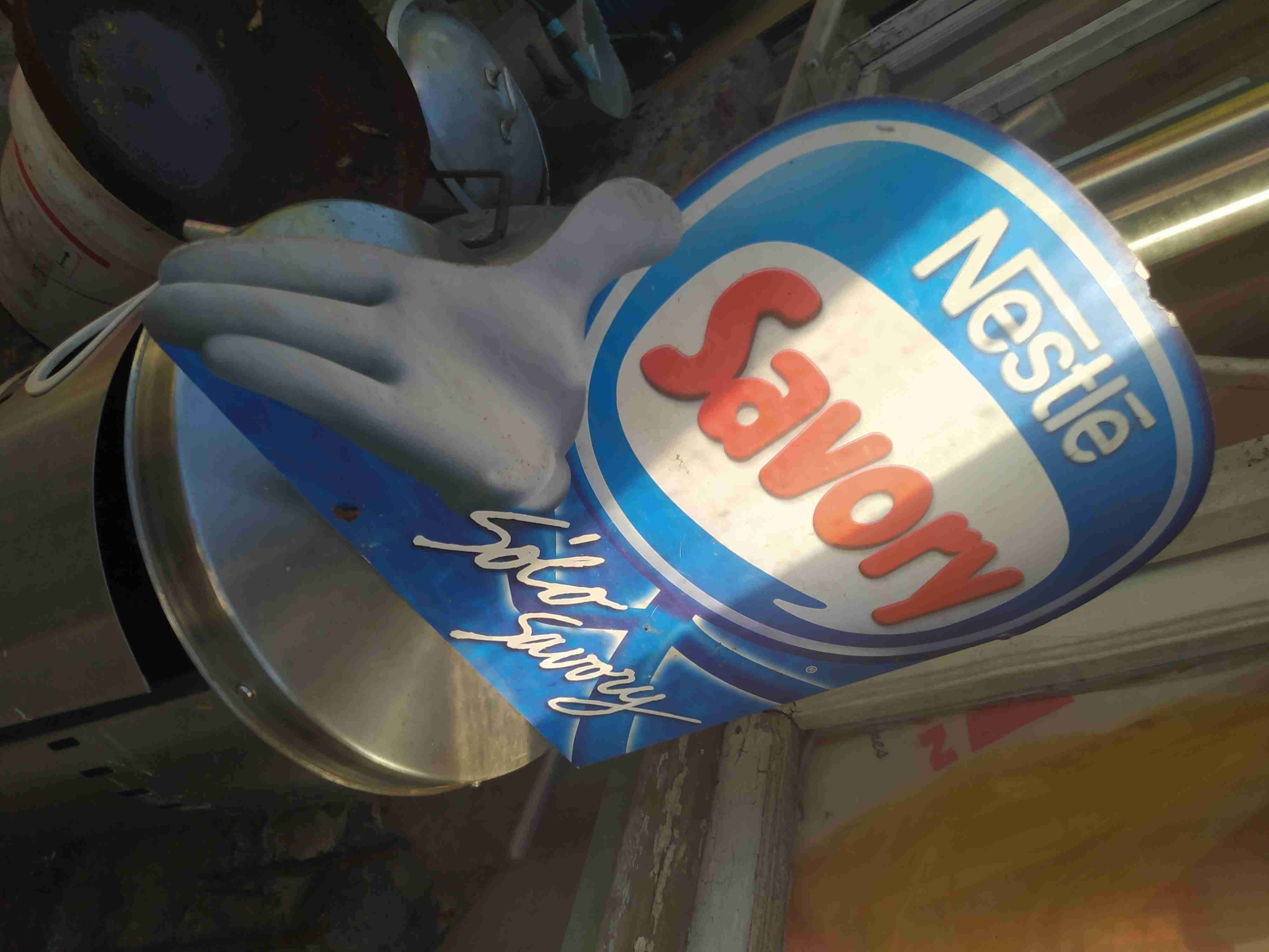 Letrero vintage Nestlé Savory - miniatura 3