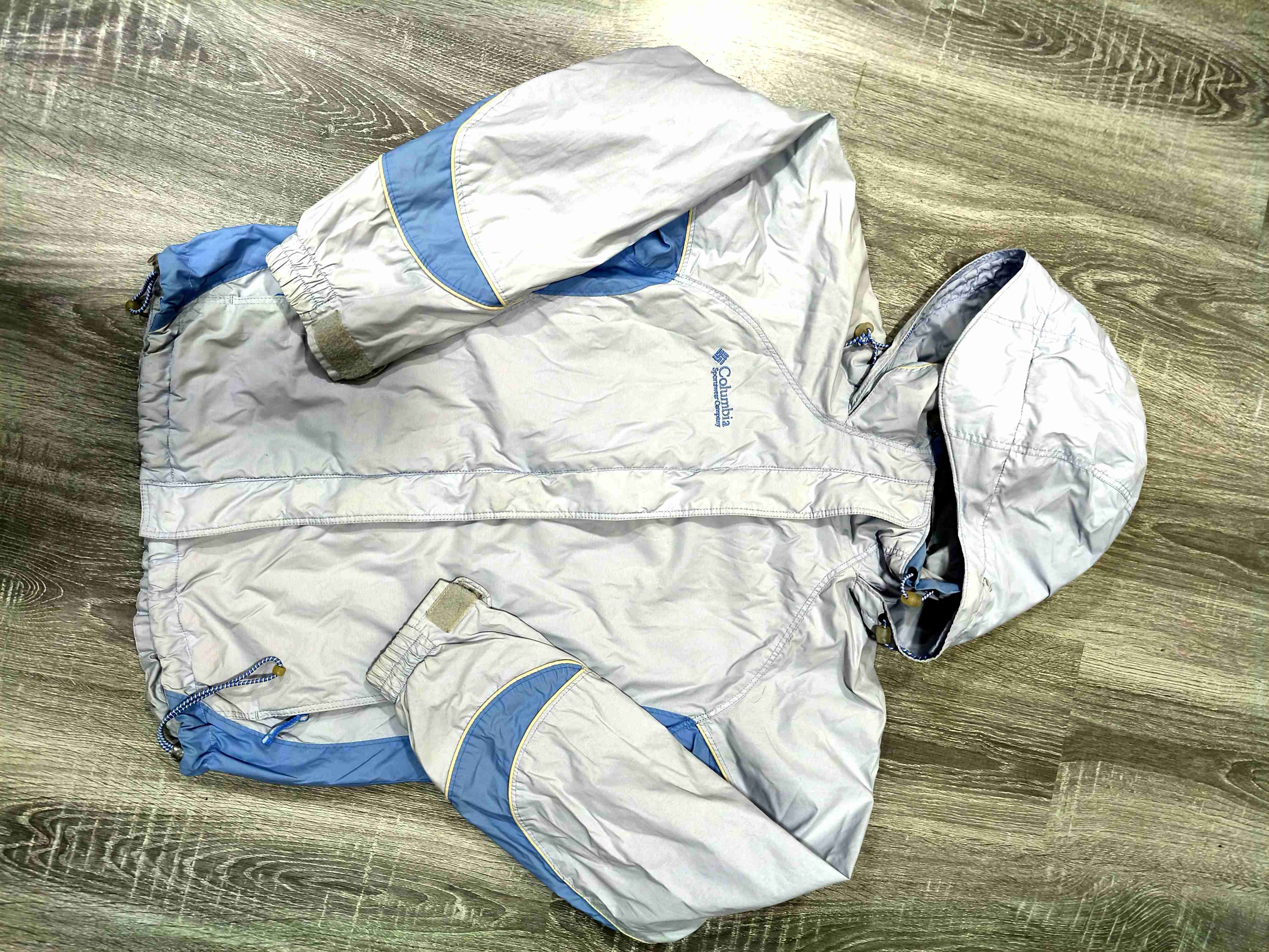 Chaqueta Columbia azul y gris - miniatura 1