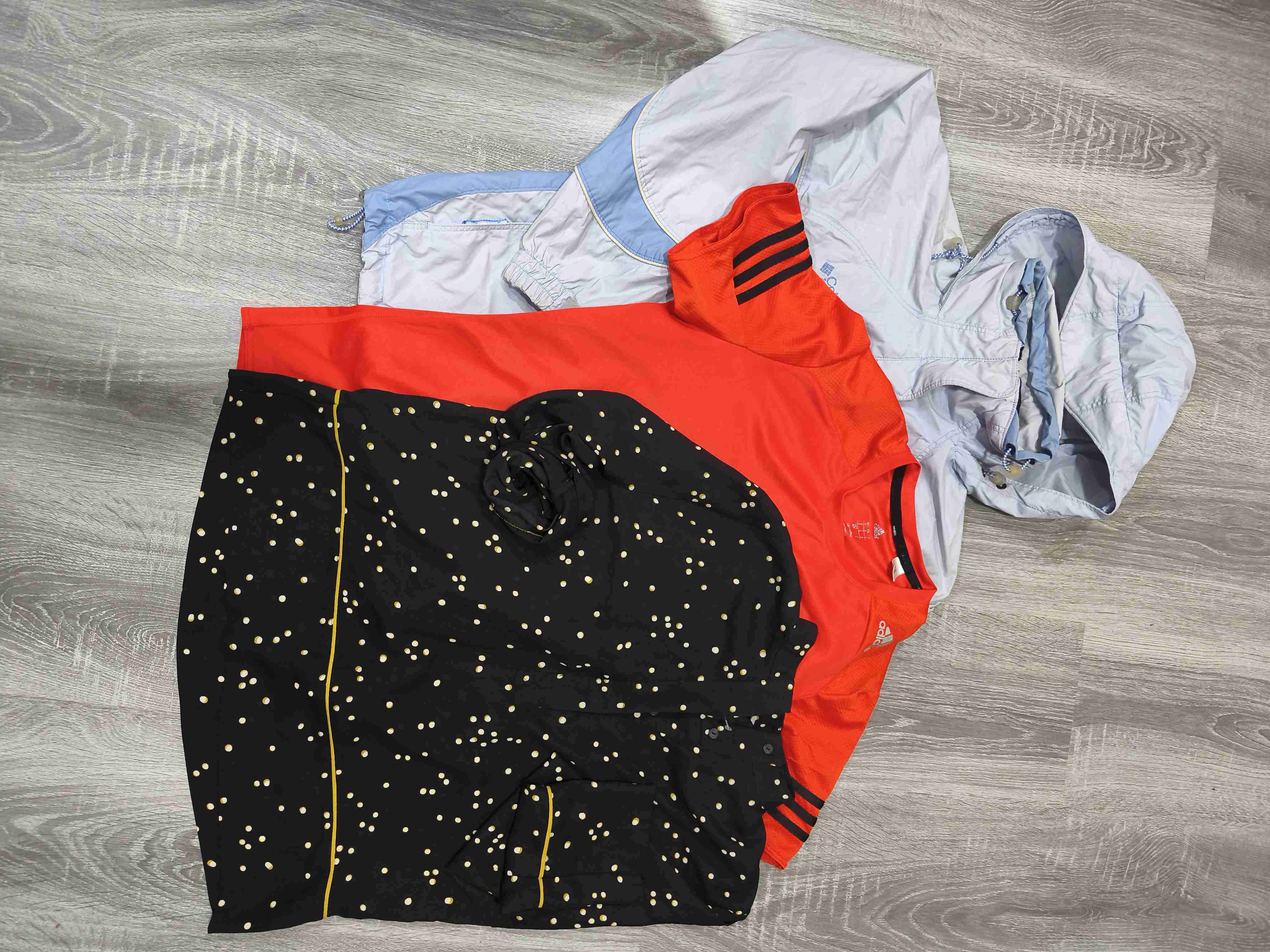 Chaqueta Columbia azul y gris - miniatura 4