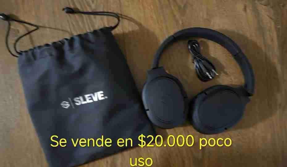 Audífonos Bluetooth negros