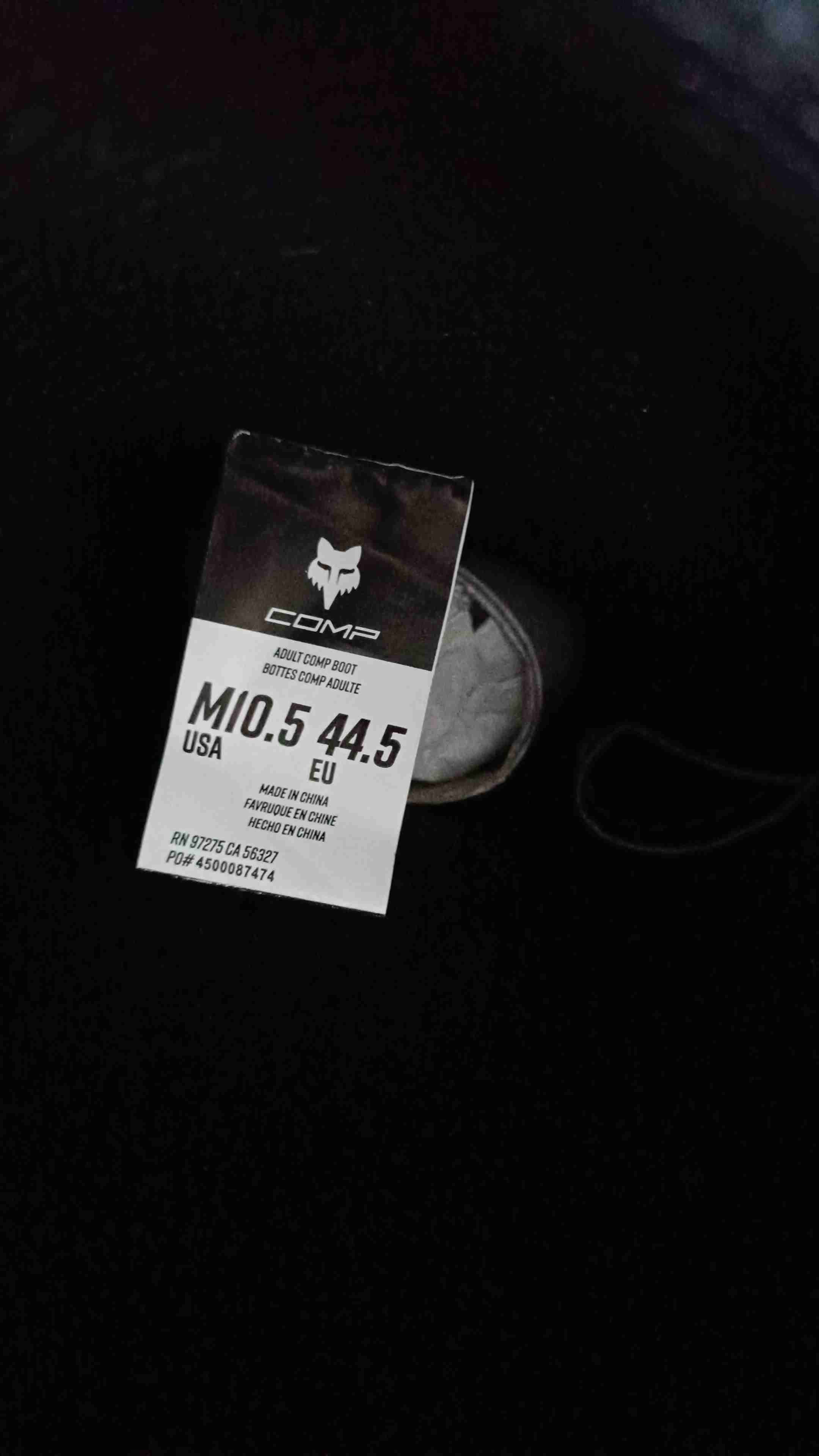 Botas de motocross grises y negras - 2