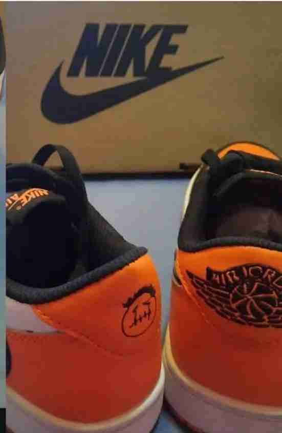 Zapatillas Nike Air Jordan naranjas - miniatura 5