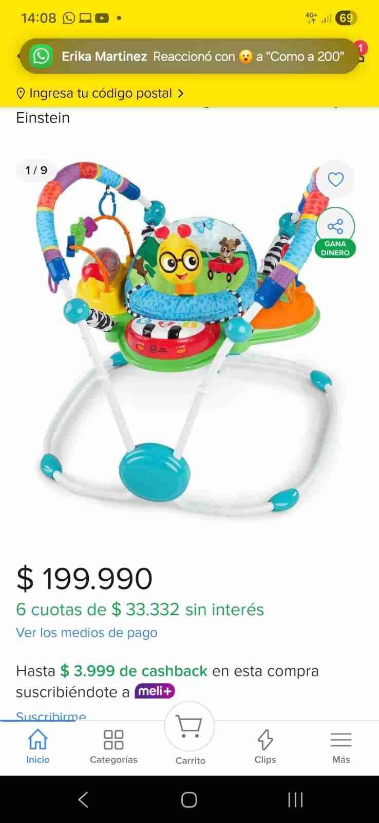 Gimnasio y andadera para bebé - miniatura 3