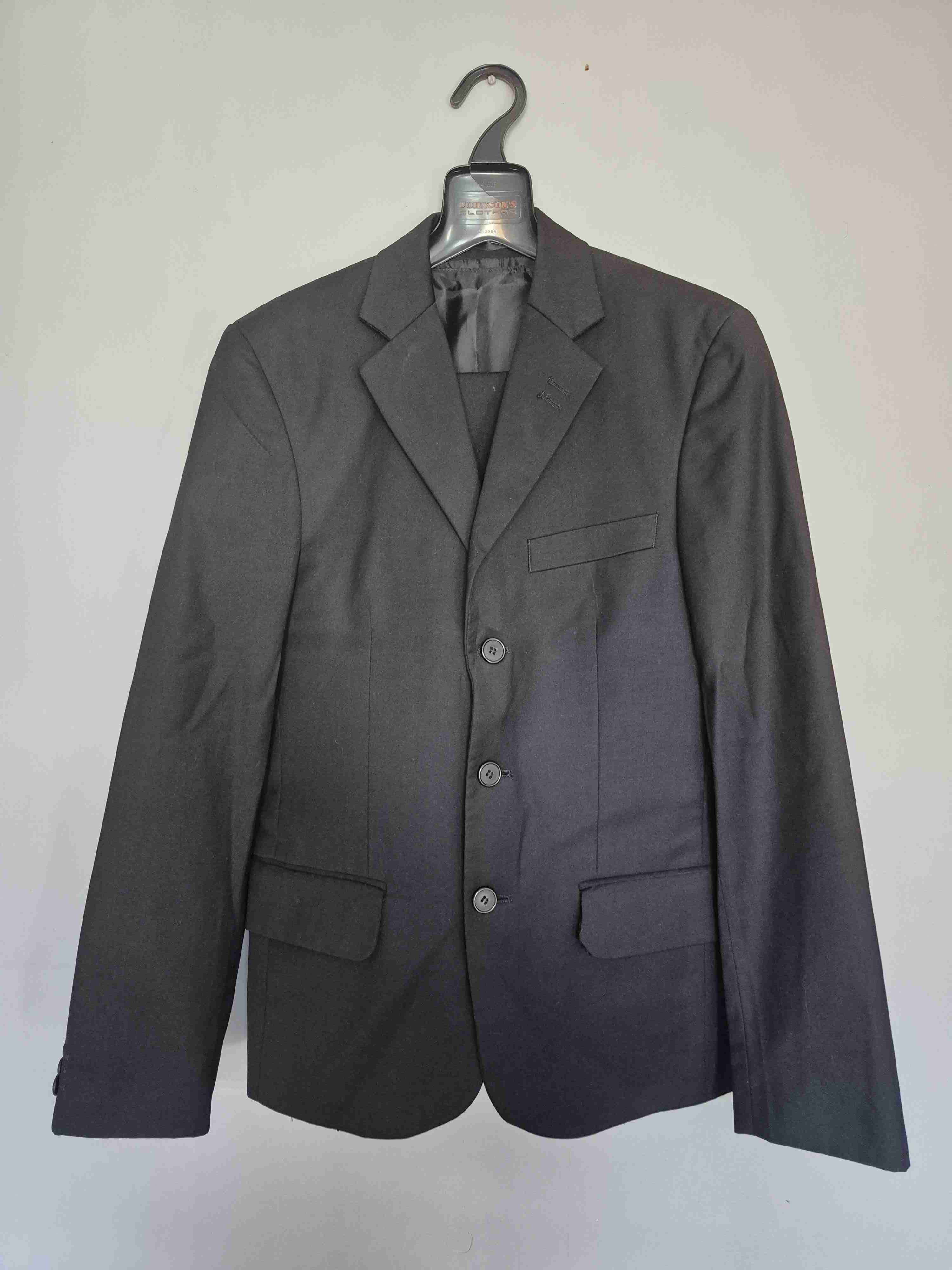 Blazer negro elegante de 3 piezas. - 1