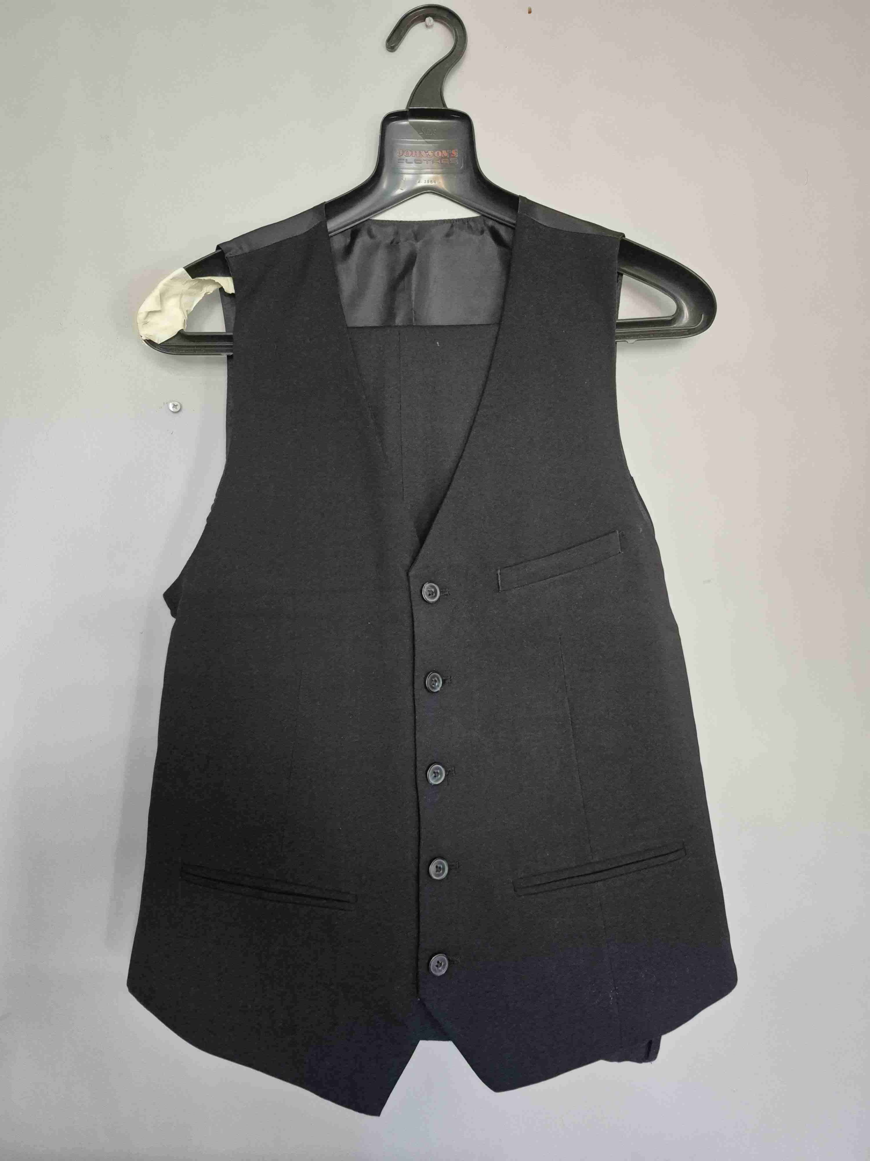 Blazer negro elegante de 3 piezas. - 2