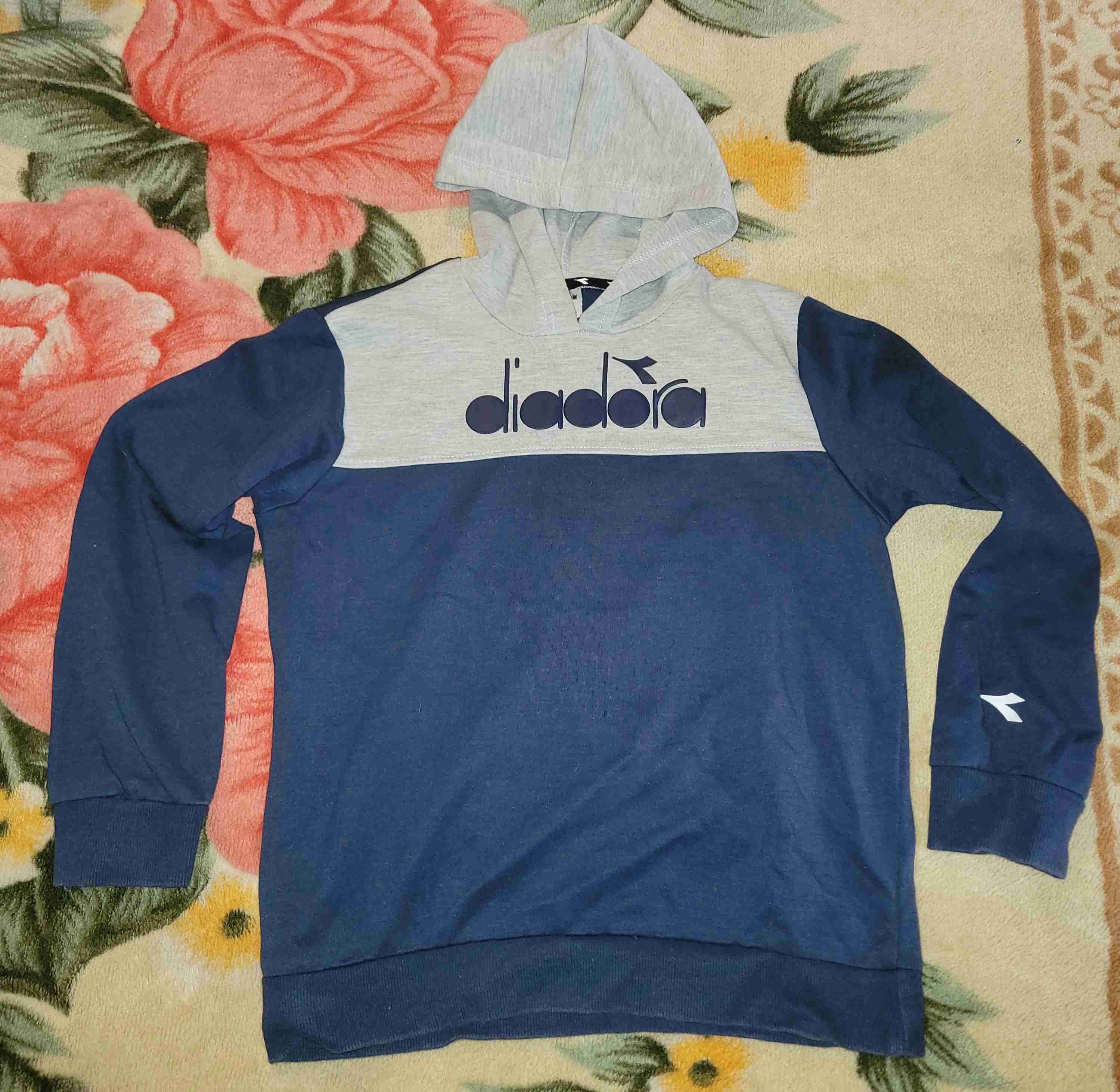 Polerón azul y gris Diadora - 1