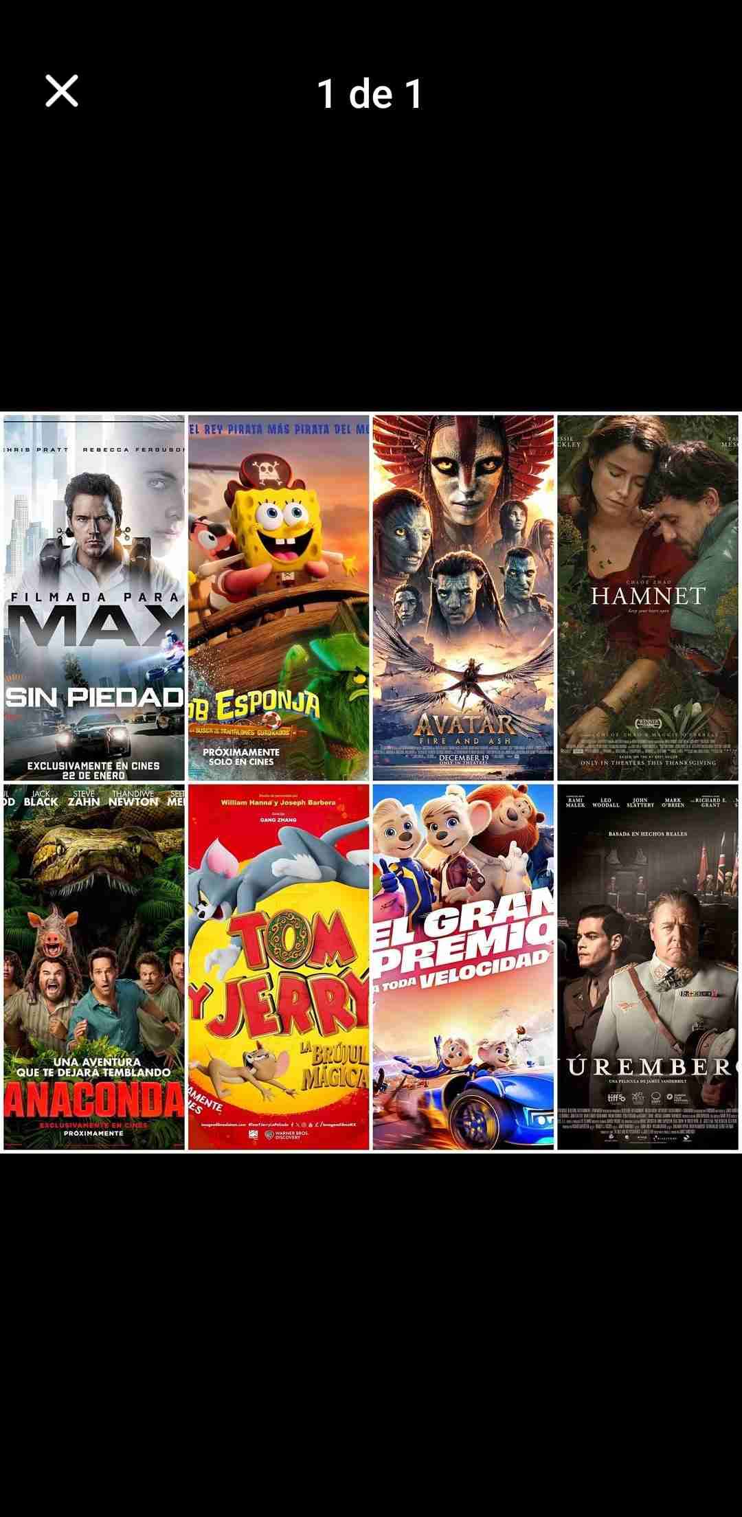 Pendrive  peliculas extreno