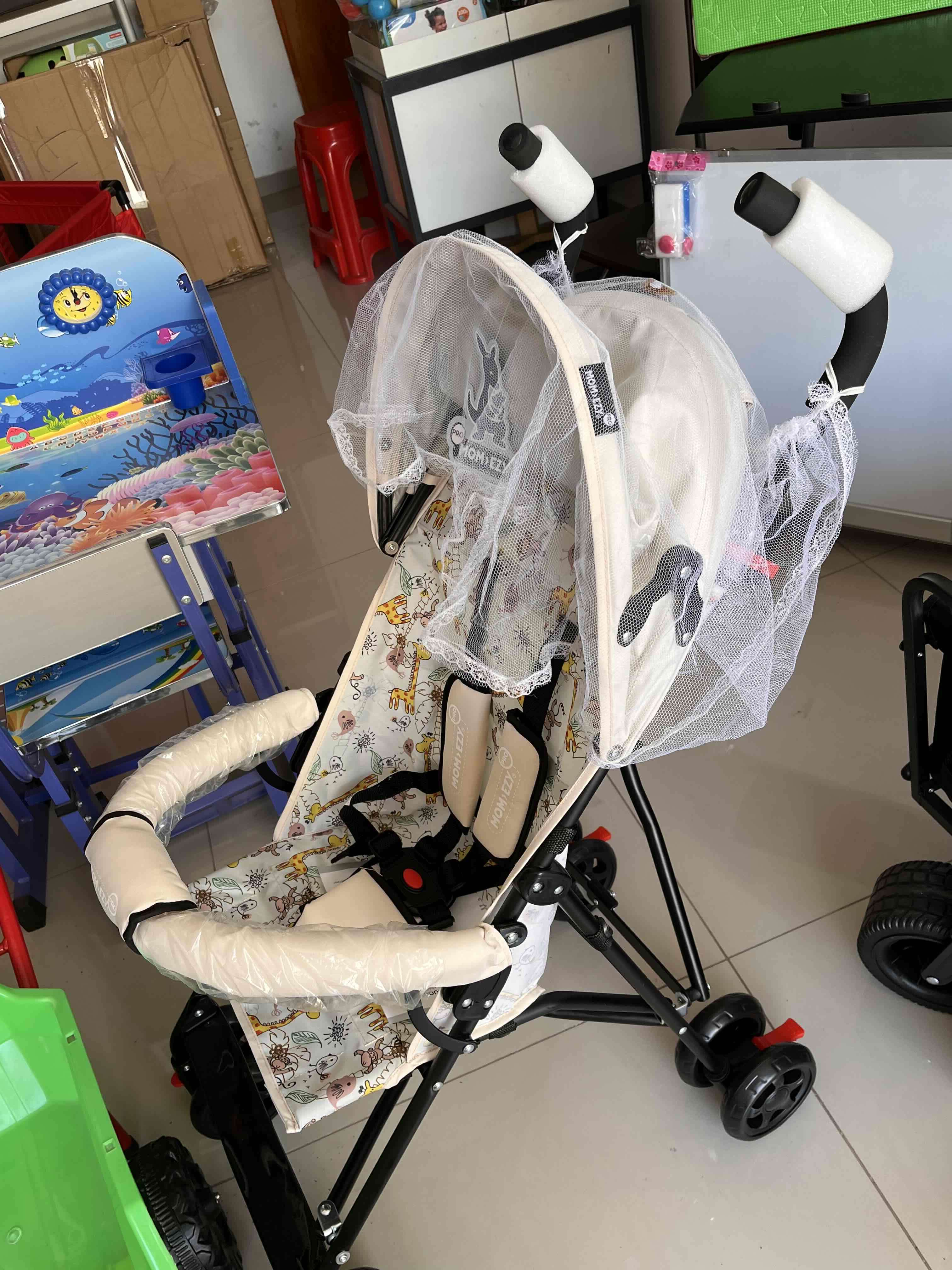 Coche de bebé beige - 3