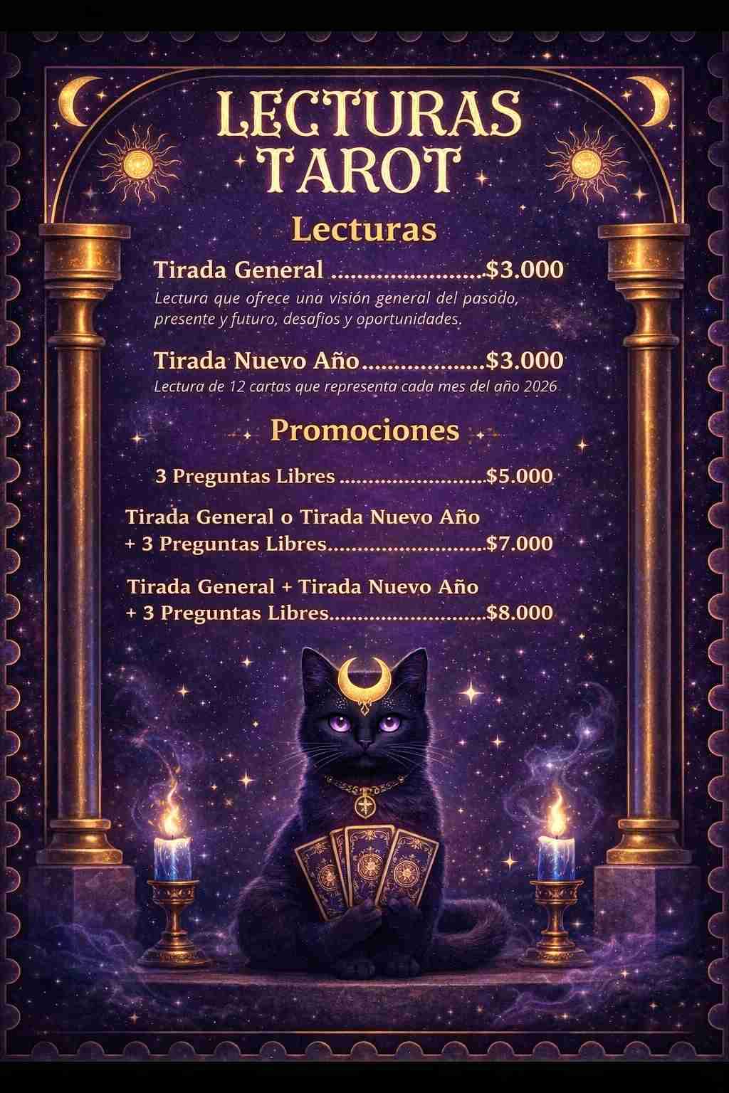 Servicios de lectura de tarot
