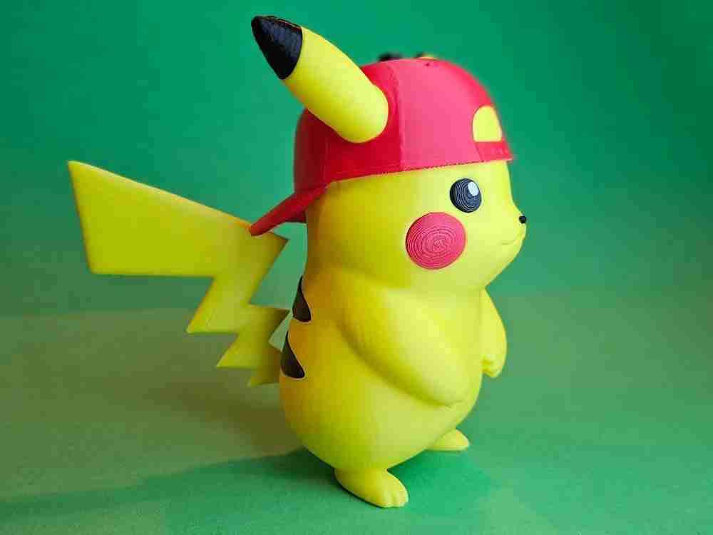 Figura 3D Pikachu Pokémon - miniatura 3