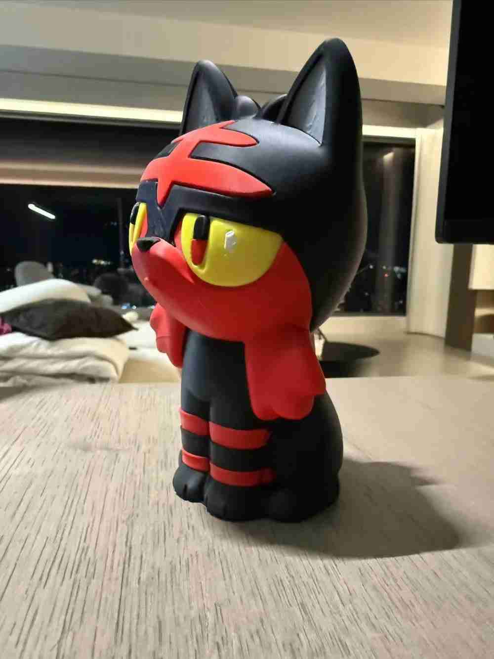 Figura 3D Pokémon Litten - miniatura 3