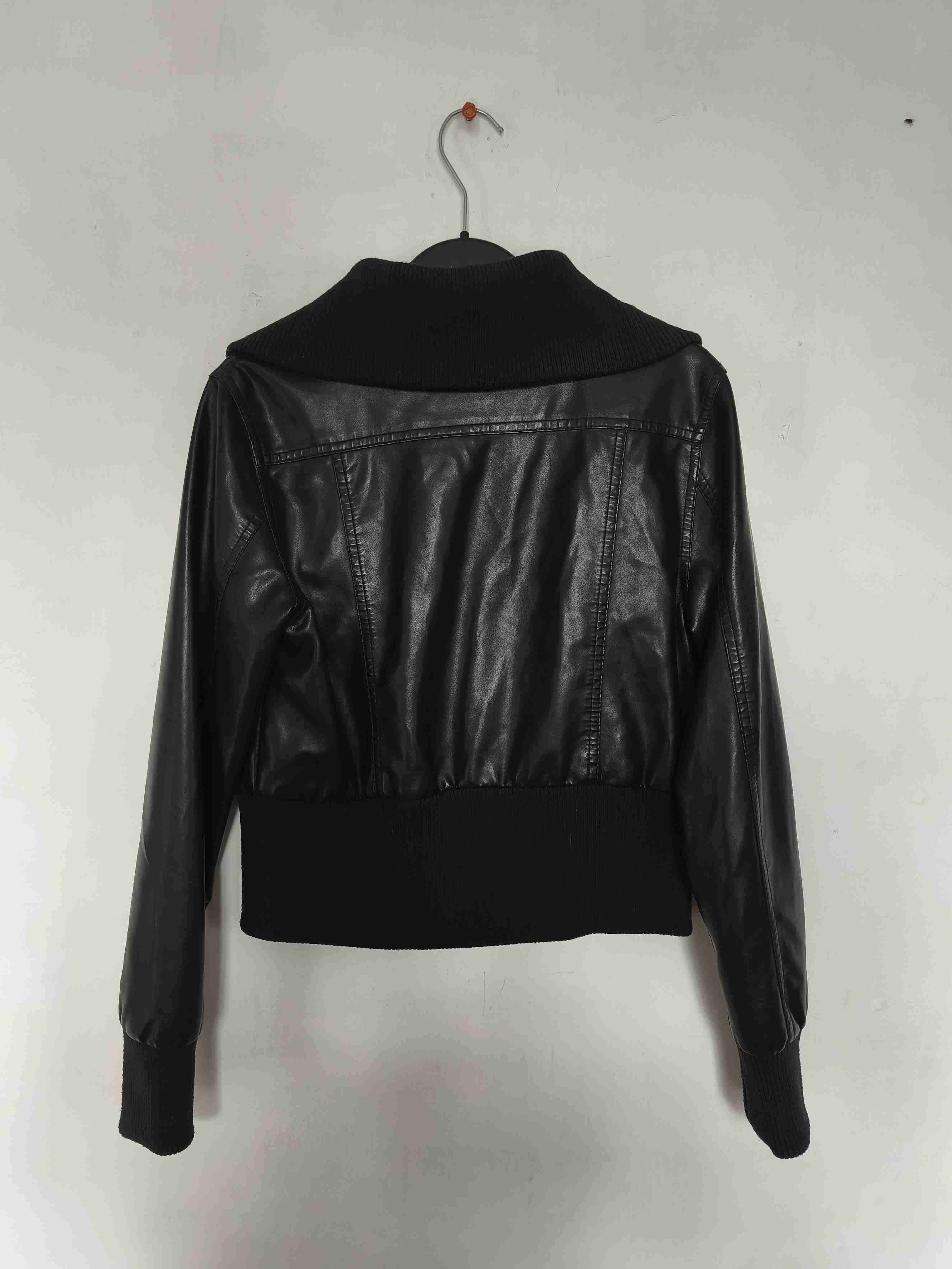 Chaqueta de ecocuero con cierre - miniatura 2